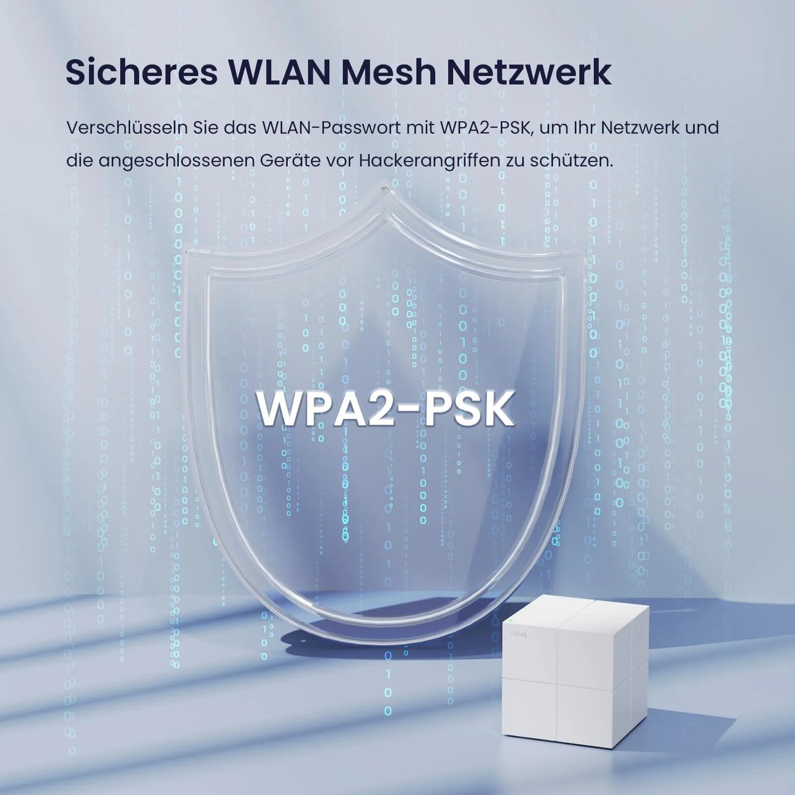 Tenda Nova MW6 Mesh WLAN System - AC1200 Dual Band WLAN Mesh System-empfohlen für Häuser mit 3-5 Schlafzimmern-6X Gigabit Port - Ersetzt WLAN Router & Repeater-Kompatibel mit Alexa-3Pack - Image 9