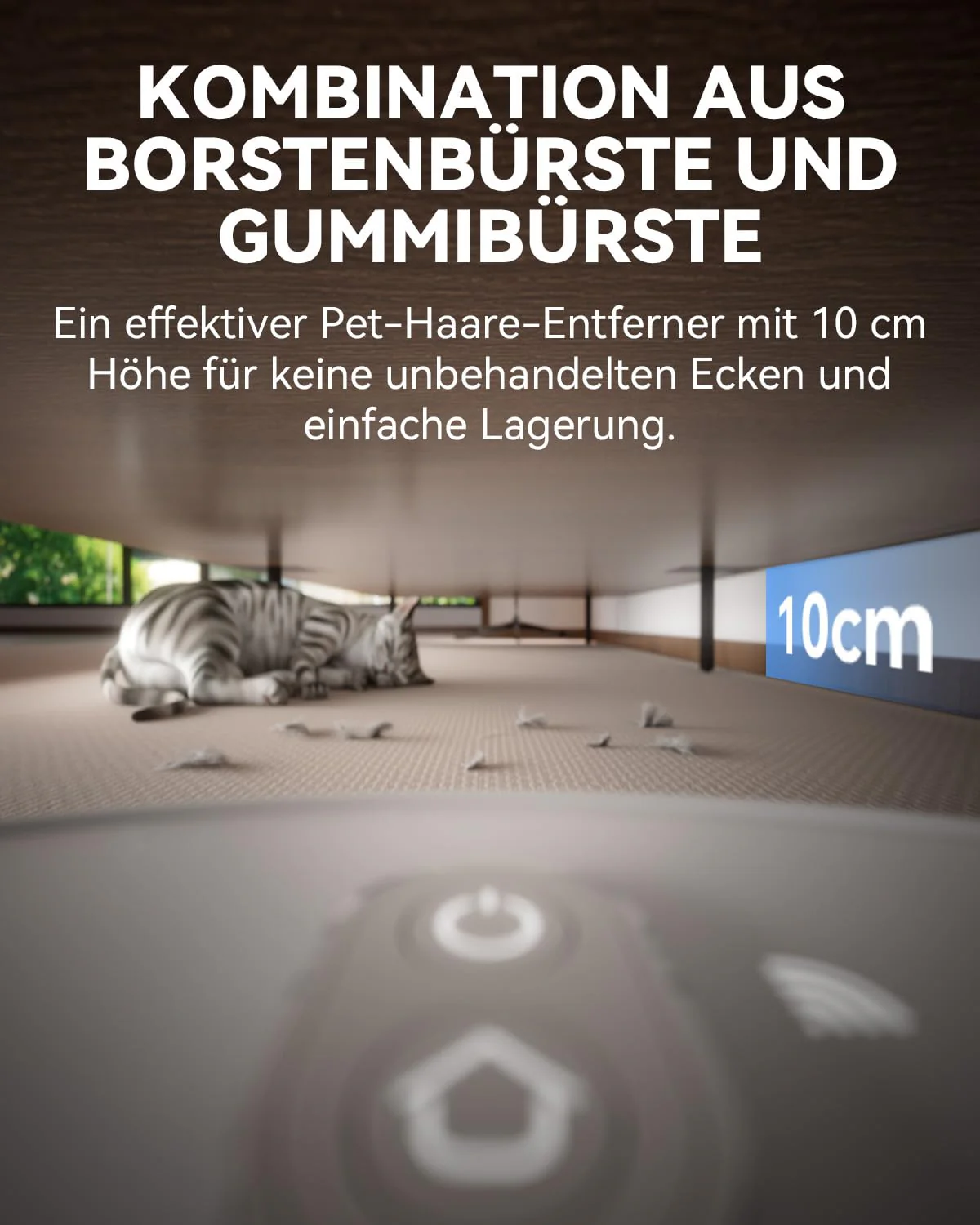 Tesvor S8Pro Saugroboter mit Wischfunktion -8000Pa Staubsauger Roboter 3in1 Roboterstaubsauger+LiDAR-Navigation+240 Min Laufzeit,APP/Alexa Steuerung,ideal für Haustierhaare,Teppiche,Hartböden. - Image 7