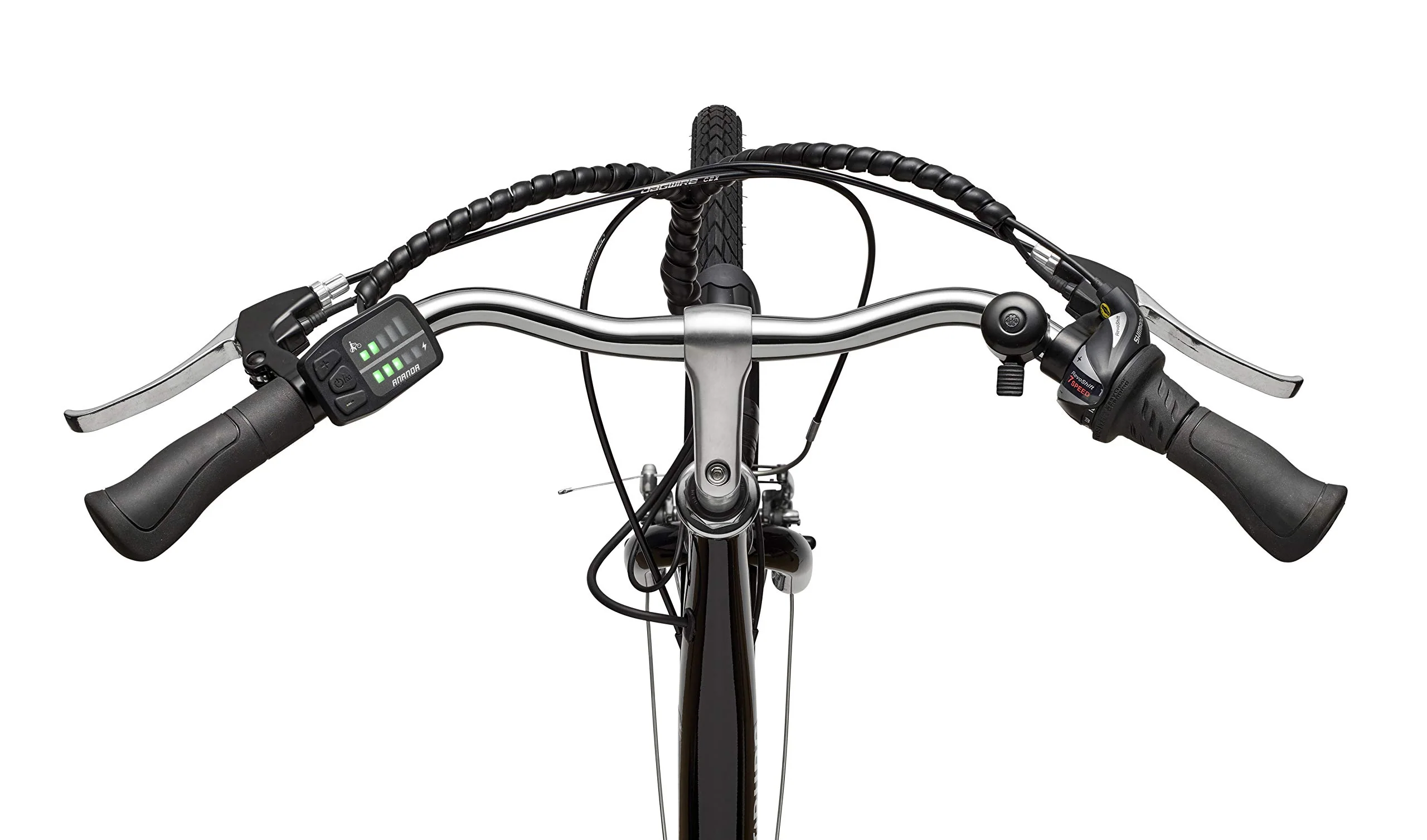 Teutoburg Senne Fahrrad Pedelec Citybike Elektrofahrrad schwarz, E-Bike 28 Zoll, 10,4 Ah/36V Lithium Ionen Akku, 7-Gang Kettenschaltung, inkl. Panzerkabelschloss - Image 8