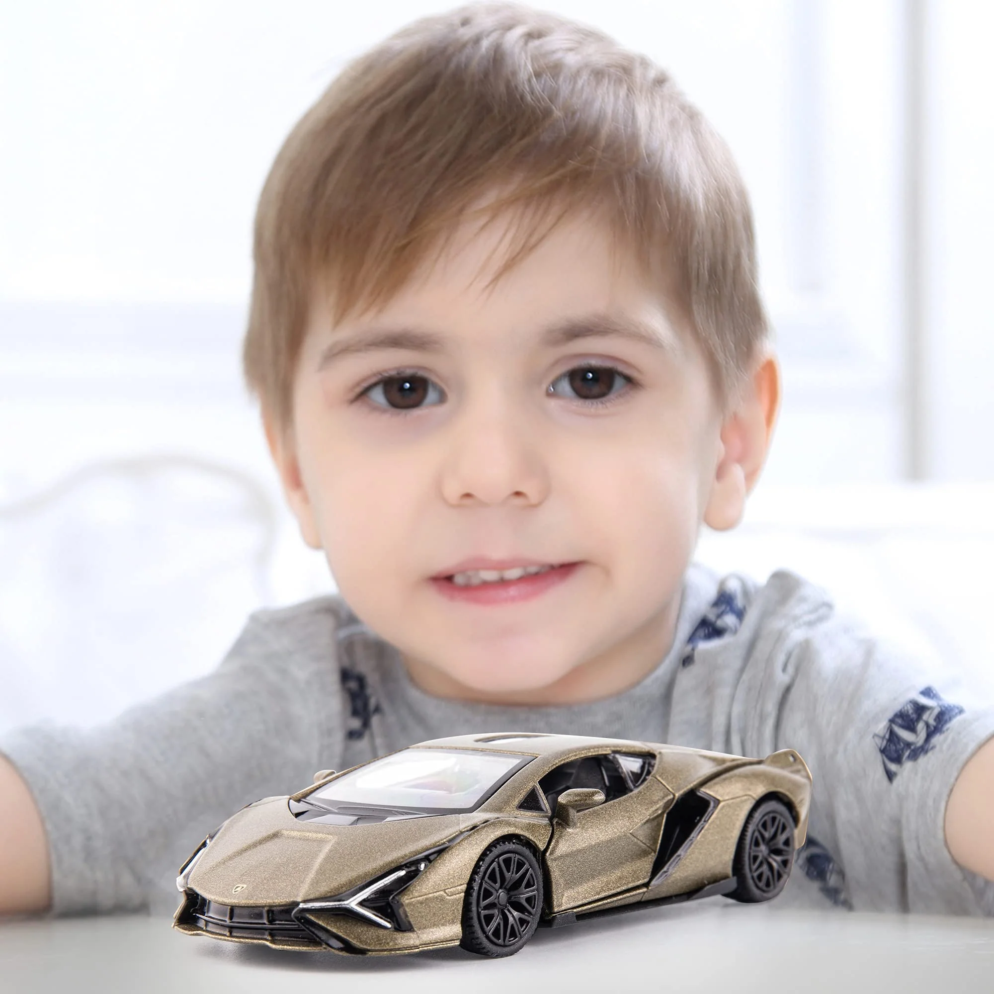 TGRCM-CZ 1/36 Lamborghini Sián FKP37 Guss Auto Modell, Zink Legierung Kinder Spielzeug Auto, Pull Back Fahrzeug Grün - Image 7