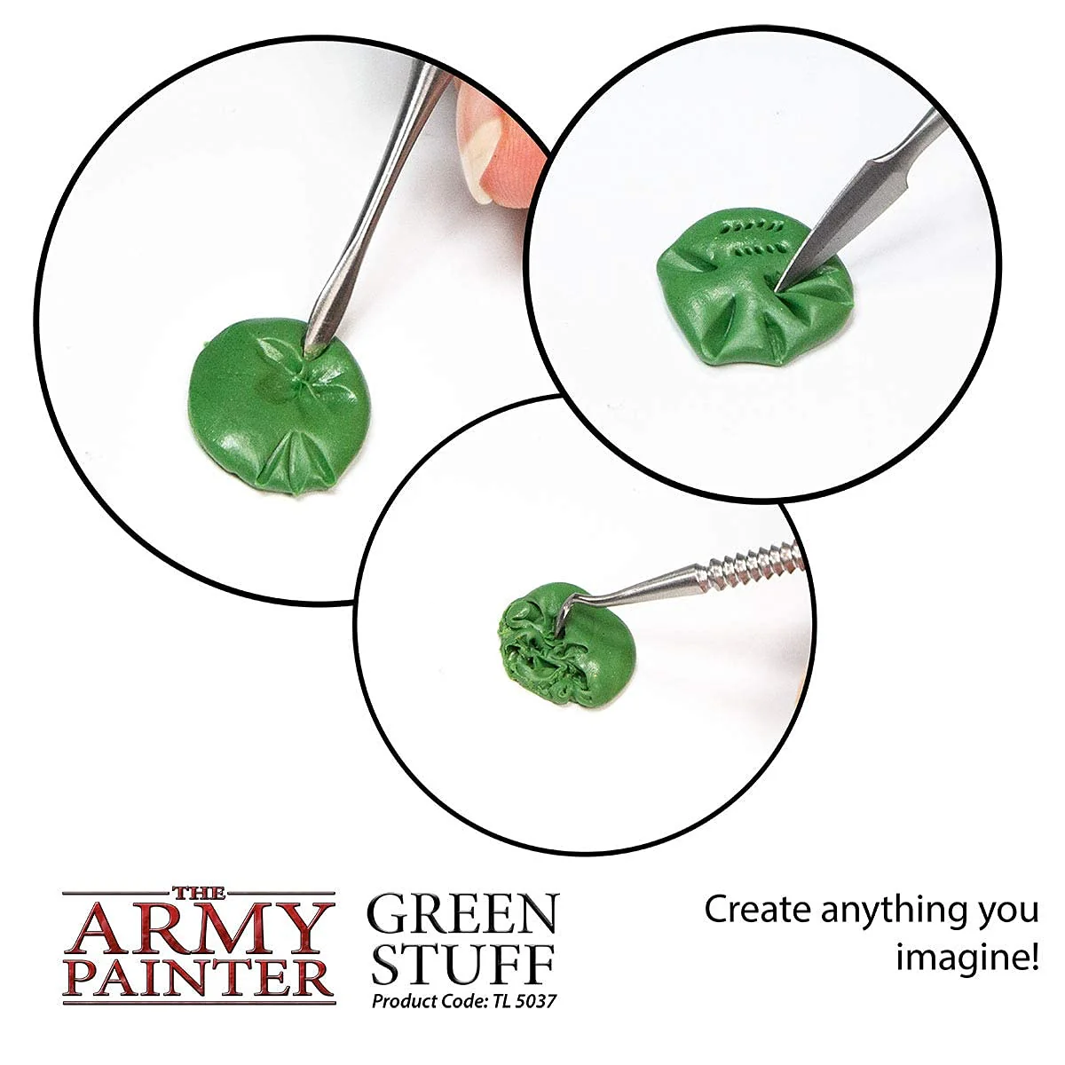 The Army Painter Green Stuff 2-pack is a 20 cm epoxy putty ideal for sculpting, modeling, and adhering plastics, resins, and metals. Perfect for Tabletop Wargaming Miniatures - Image 2