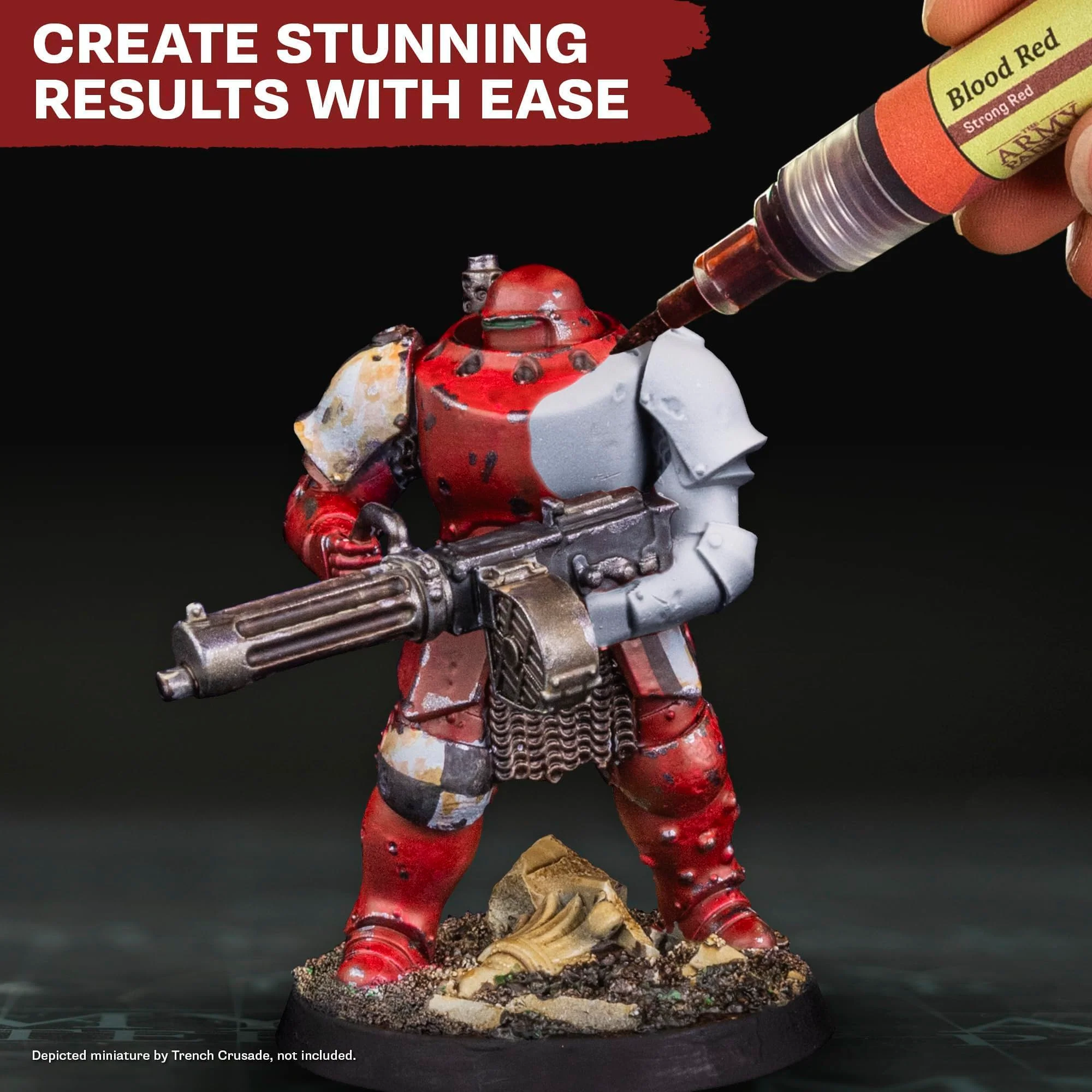 The Army Painter, Speedpaint Marker Introductory Set, 3 x 6 ml Speedpaint 2.0 Marker, grüne, rote & gelbe Acryl-Contrast-Farbstifte für DnD & Warhammer - Image 4