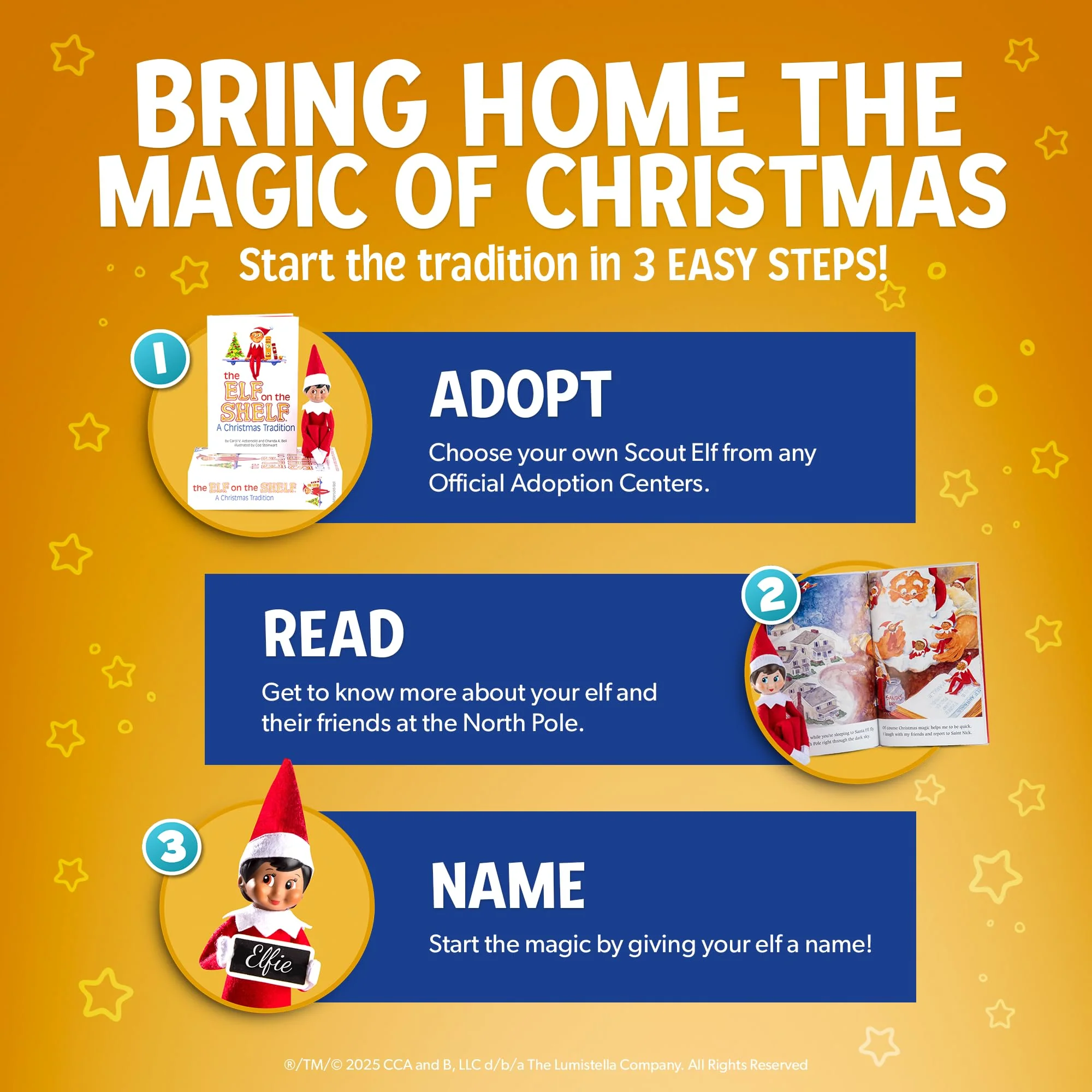 The Elf on The Shelf® Eine Weihnachtstradition | Englisch | Junge mit Blauen Augen | inkl. zauberhaft illustriertem Buch, Erinnerungsbox & offizieller Adoptionsurkunde - Image 6