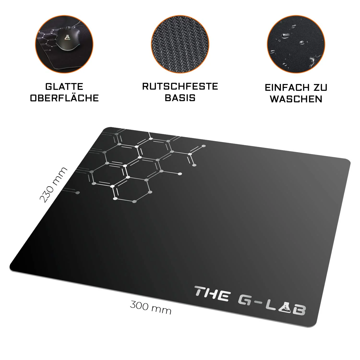 The G-Lab - Combo Argon E - 4-in-1-Gaming-Paket - Beleuchtete QWERTZ-Gamertastatur, 3200-DPI-Gamermäuse, Gaming-Headset, rutschfeste Mausunterlage - für PC PS4 PS5 und Xbox - New (4-in-1-Paket) - Image 8