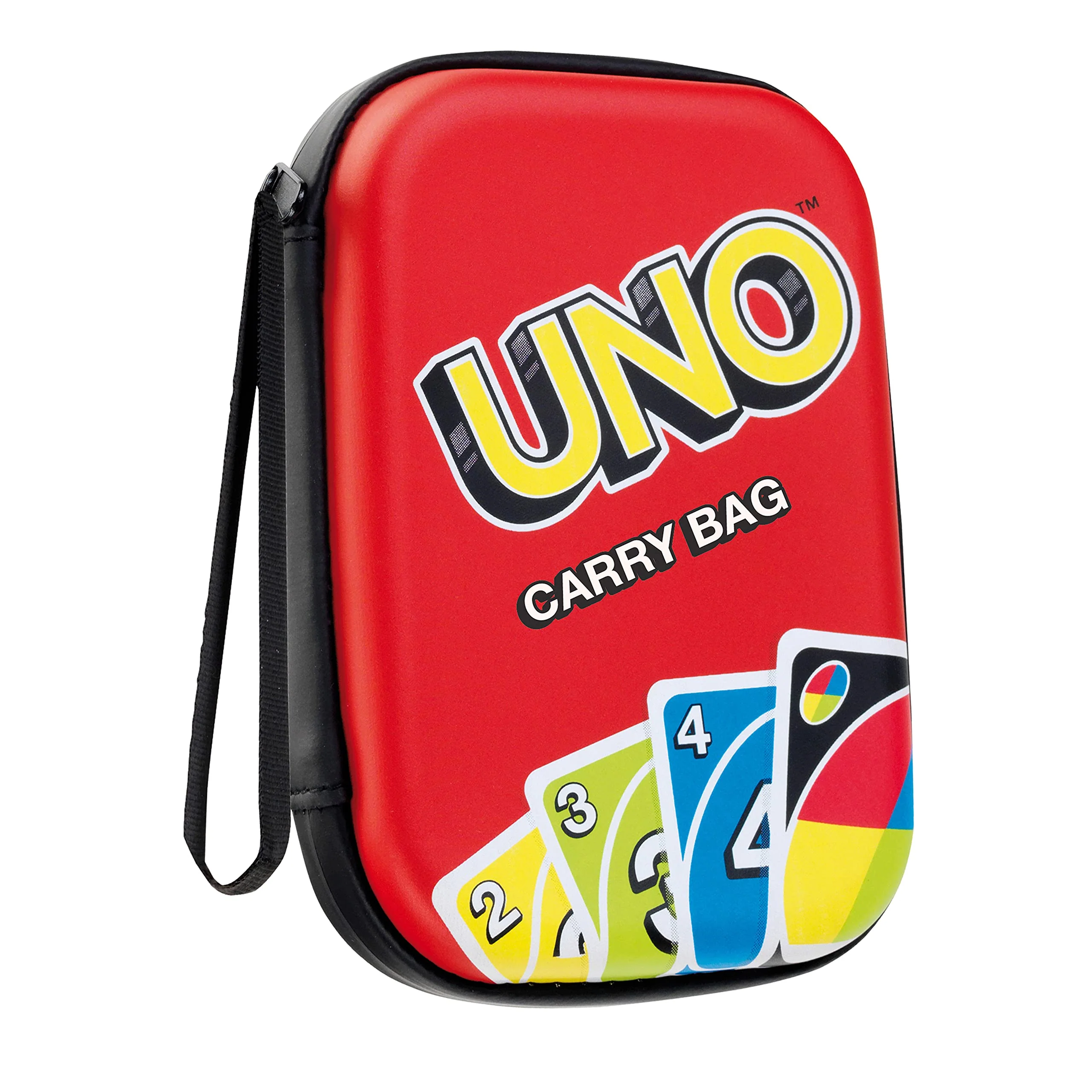 Theo Klein 5901 UNO Tragetasche I Praktische Spielkarten-Tasche für unterwegs I Schützt Karten vor Nässe und Staub I Maße: 11 cm x 3,5 cm x 15,5 cm I Spielzeug für Kinder ab 3 Jahren