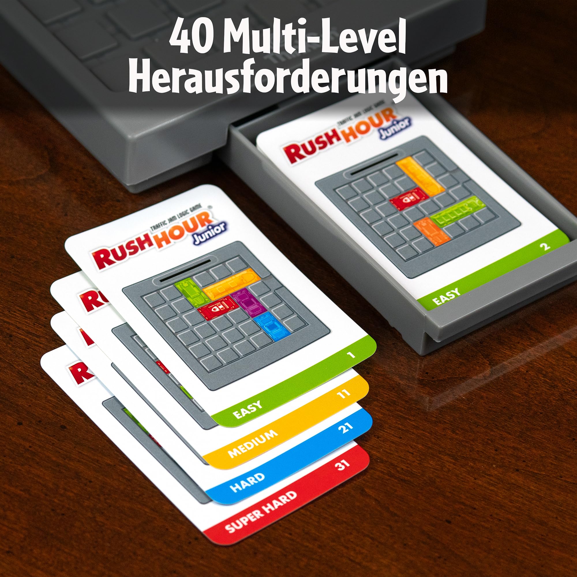 ThinkFun 76603 - Rush Hour Junior - Das bekannte Logikspiel für Kinder ab 5 Jahren. Das Stauspiel für Jungen und Mädchen. - Image 7