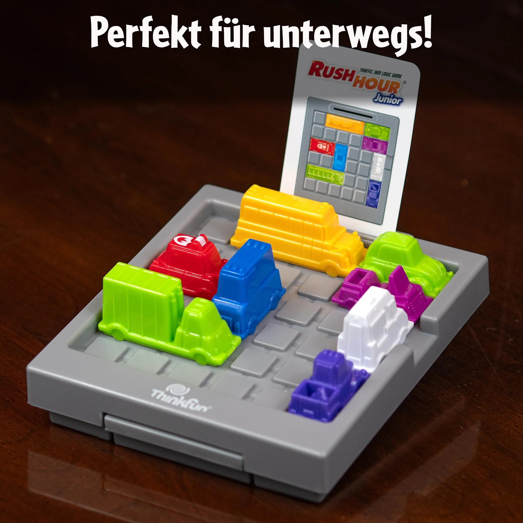 ThinkFun 76603 - Rush Hour Junior - Das bekannte Logikspiel für Kinder ab 5 Jahren. Das Stauspiel für Jungen und Mädchen. - Image 8