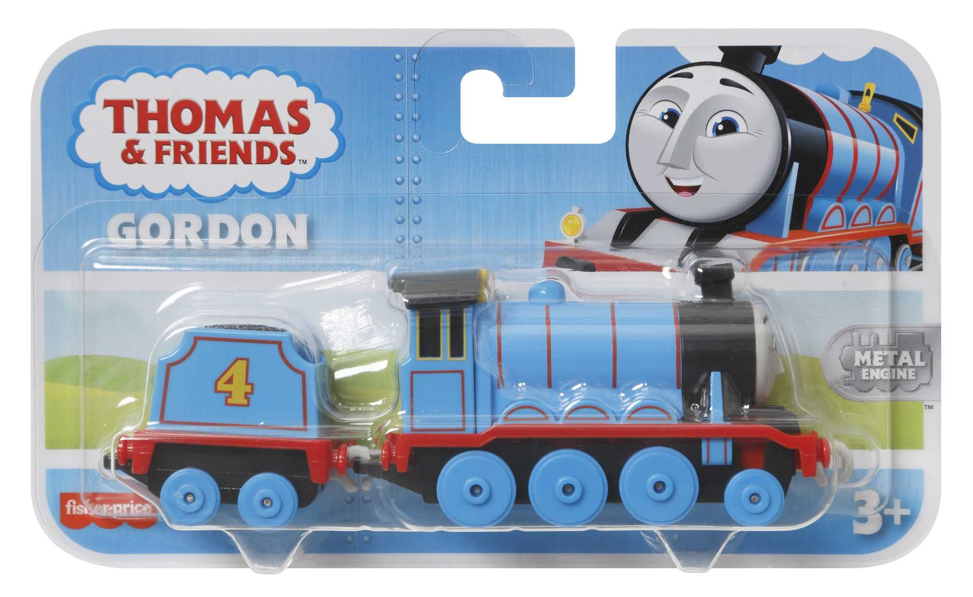 Thomas & seine Freunde Lok Gordon, Die-Cast-Metall-Spielzeugzug zum Schieben für Kinder im Kindergartenalter, ab 3 Jahren, HHN38 - Image 2