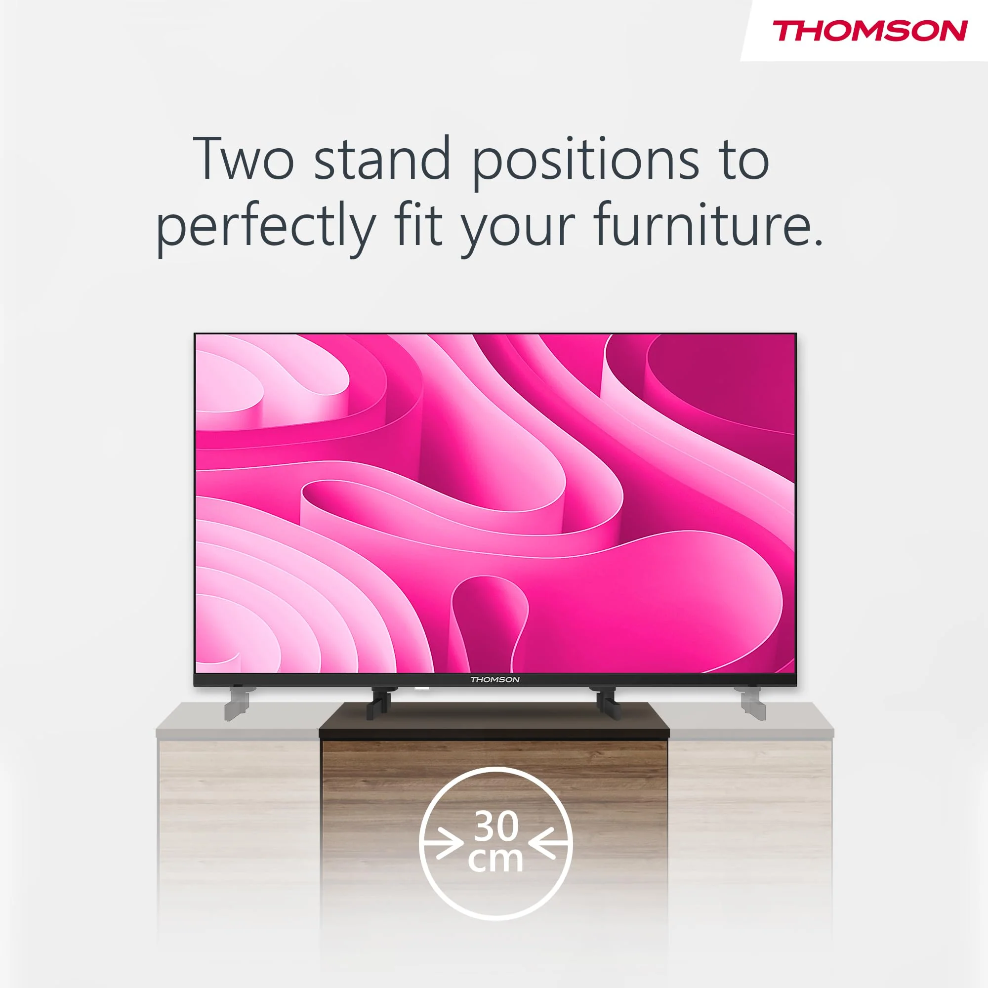 Thomson 24 Zoll (60 cm) LED HD 12V Camping Smart Android TV, Google Assistant, Wi-Fi, Dolby Digital, Bluetooth, Triple-Tuner (Kabel/Satellit/Antenne), HDMI, CI+, A+ Panel- 24HA2S13C - Image 8