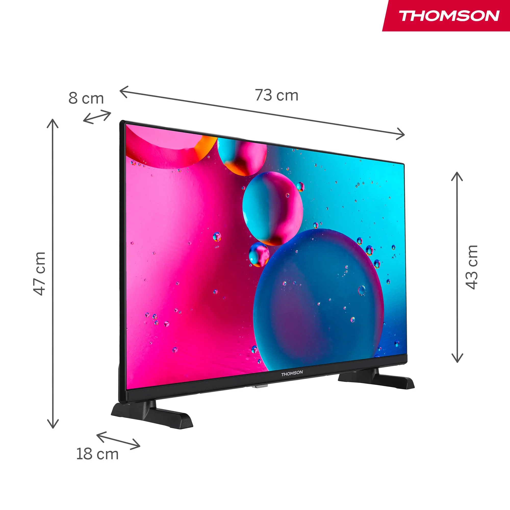 Thomson 32'' (80 cm) HD – LED Fire TV – Alexa-Sprachsteuerung, AirPlay-Unterstützung, Triple Tuner, Bluetooth, HDMI, USB-Anschlüsse, AV IN und CI+ – 32HF2S34 – 2024 - Image 15