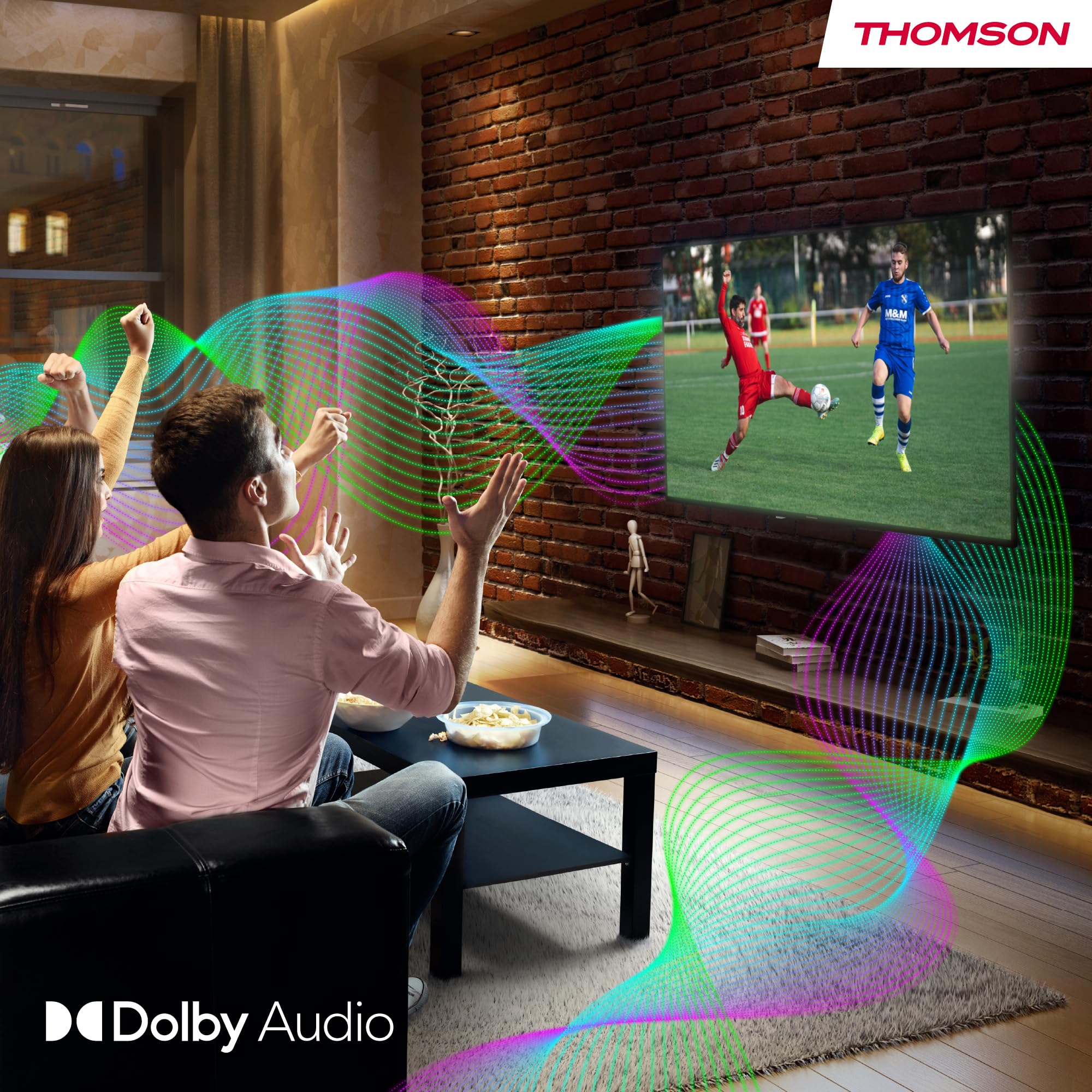 Thomson 32'' (80 cm) HD – LED Fire TV – Alexa-Sprachsteuerung, AirPlay-Unterstützung, Triple Tuner, Bluetooth, HDMI, USB-Anschlüsse, AV IN und CI+ – 32HF2S34 – 2024 - Image 9
