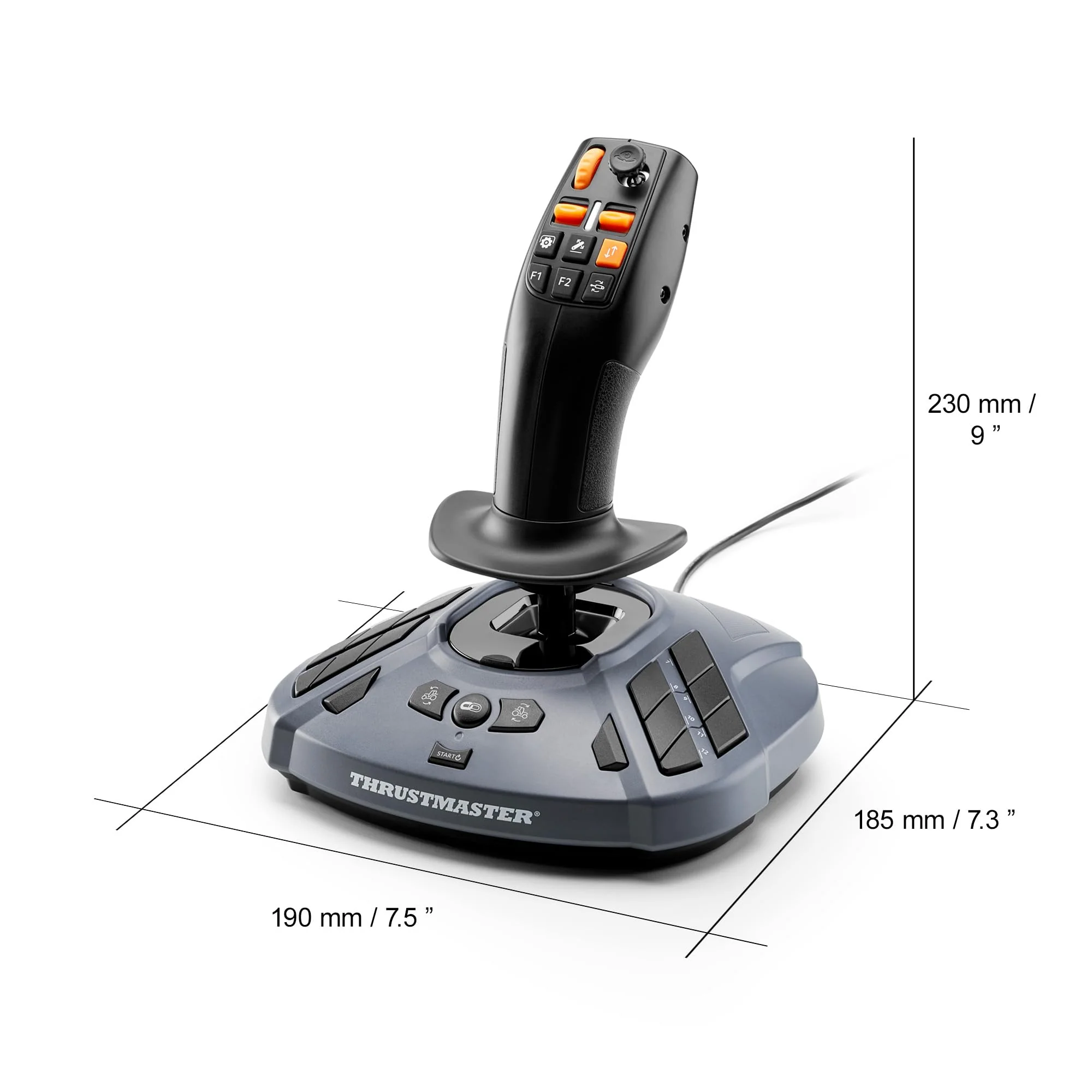 Thrustmaster SimTask FarmStick – Präziser und Multifunktionaler Joystick für Farming-Simulatoren, Fahrzeugsteuerung und Arbeitsgeräte auf PC - Image 7