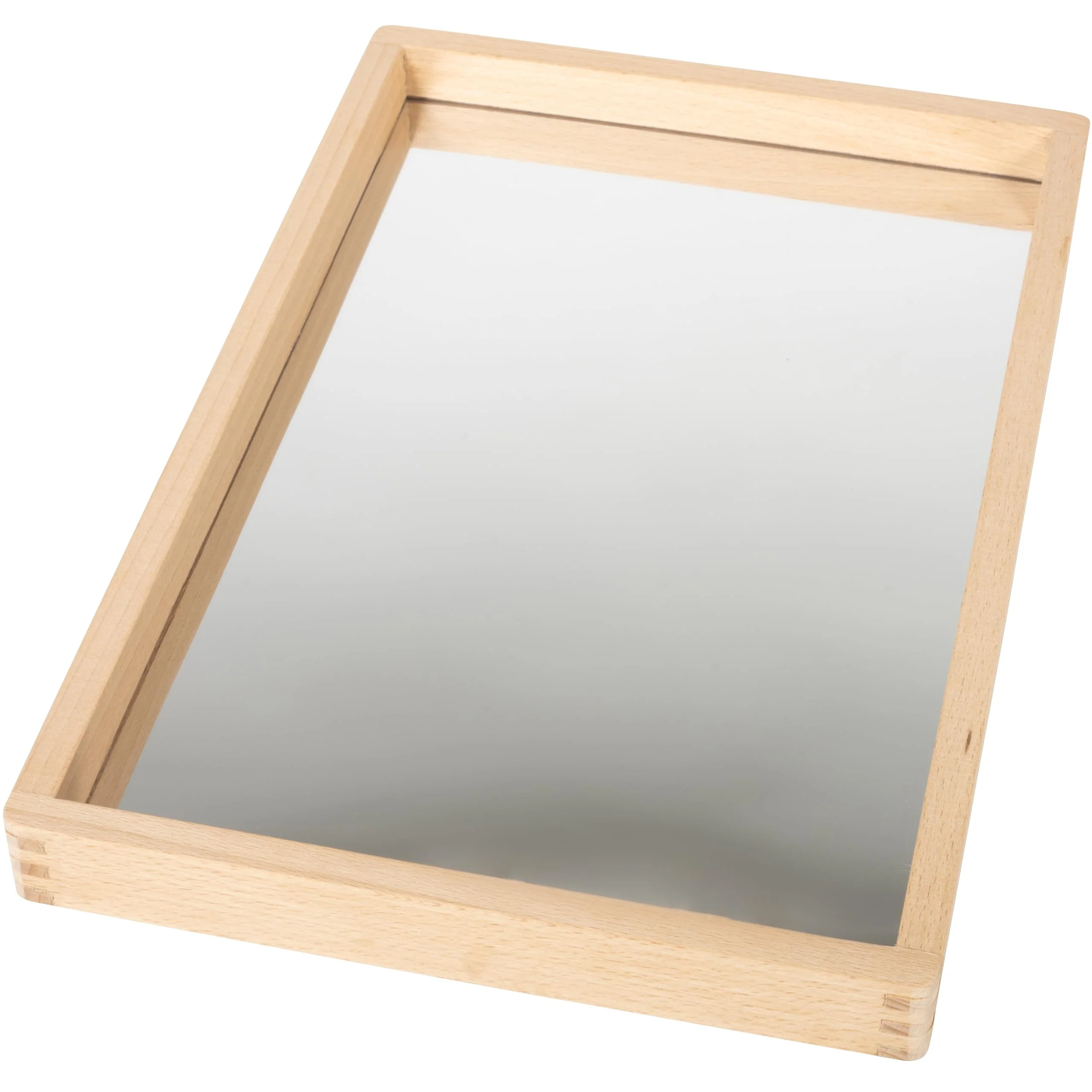 TickiT Kleines Spiegeltablett aus Holz 73536