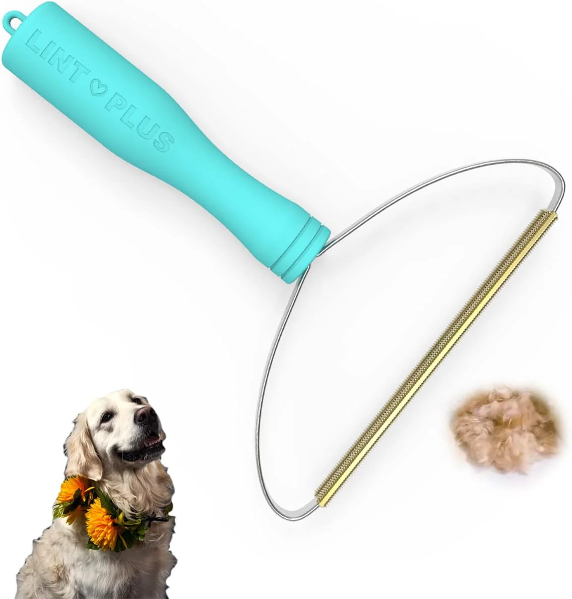 Tierhaarentferner bürste, spezieller Katzenhaarentferner für mehrere Stoffkanten und Teppichkratzer von LINTPLUS, Hundehaarentferner für Teppiche und Aktivitätskratzbäume, bekommt jedes Haar - Image 2