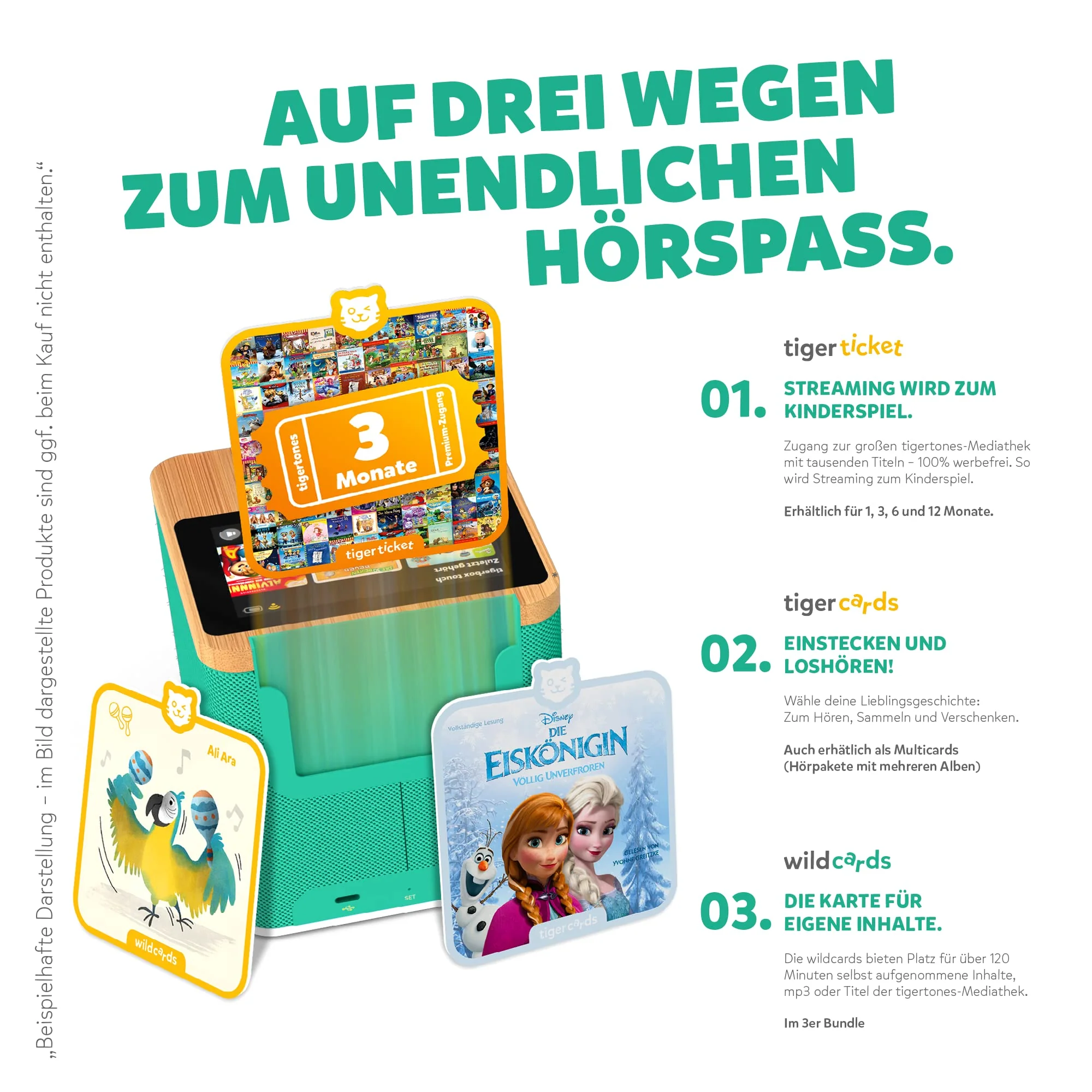 tigermedia tigercard Die 20 besten Lieder zum Singen & Tanzen Kinder Bewegung Spaß tigerbox Hörbox Hörspiel Hörbücher Musik im Kinderzimmer - Image 8