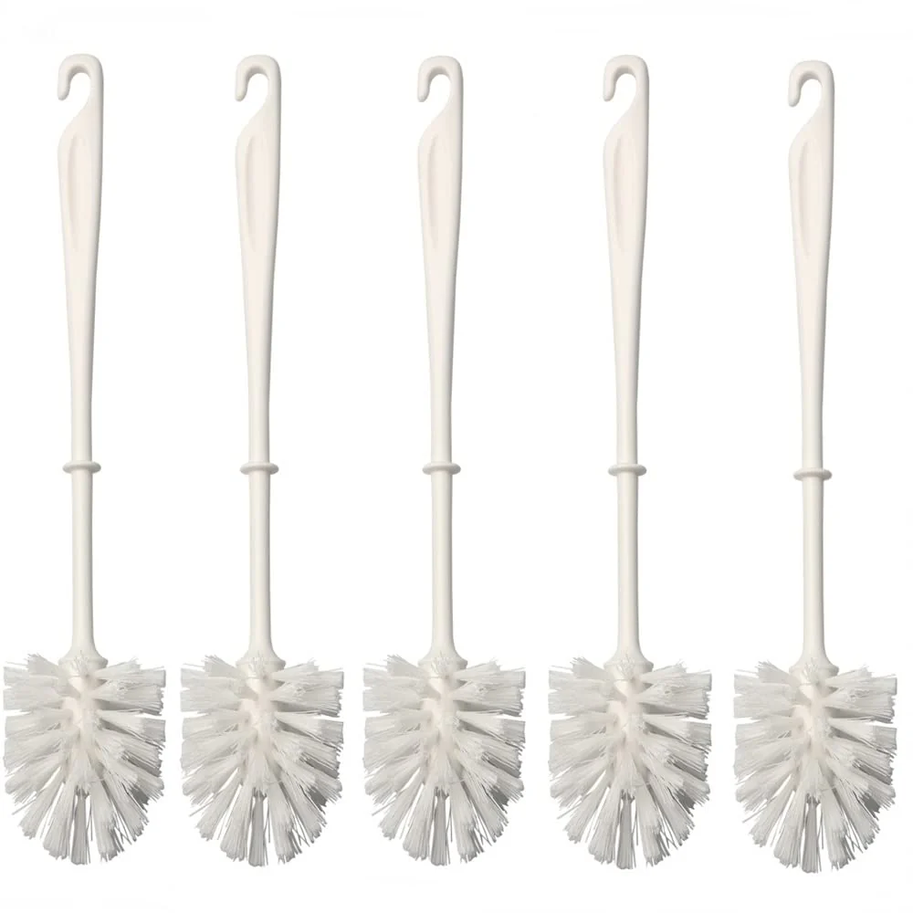 Toilettenbürste Klobürste Ersatzbürste WC Bürste für Toiletten Klosett Weiß für Garnitur Standard 36 x 8 cm (5 Stück) - Image 2