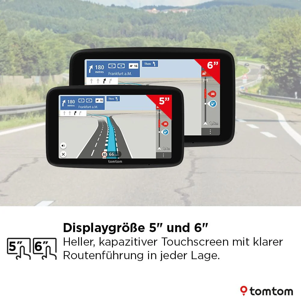 TomTom Pkw-Navi GO Classic 2nd (6 Zoll, Stauvermeidung Dank TomTom Traffic, Karten-Updates Europa inklusive, Updates über WiFi, dynamischer Fahrspurassistent, integrierte, umkehrbare Halterung) - Image 8