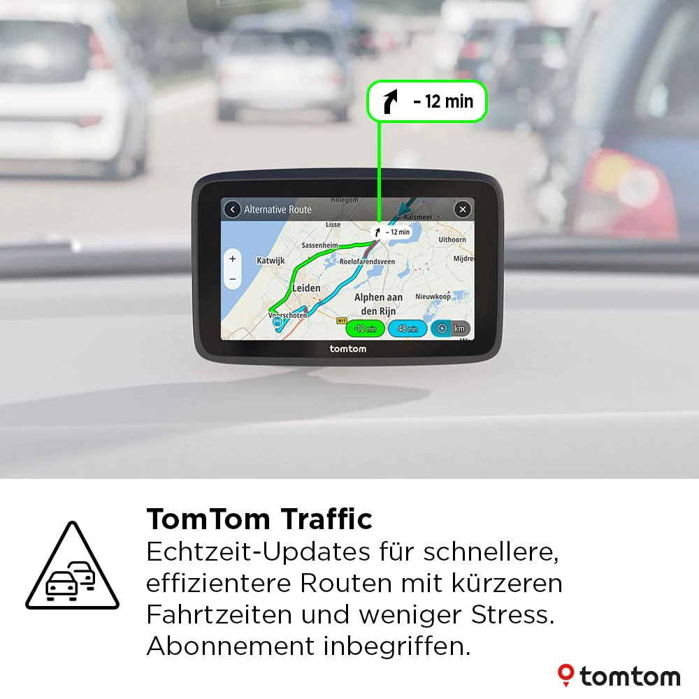 TomTom Pkw-Navi GO Classic 2nd (6 Zoll, Stauvermeidung Dank TomTom Traffic, Karten-Updates Europa inklusive, Updates über WiFi, dynamischer Fahrspurassistent, integrierte, umkehrbare Halterung) - Image 9