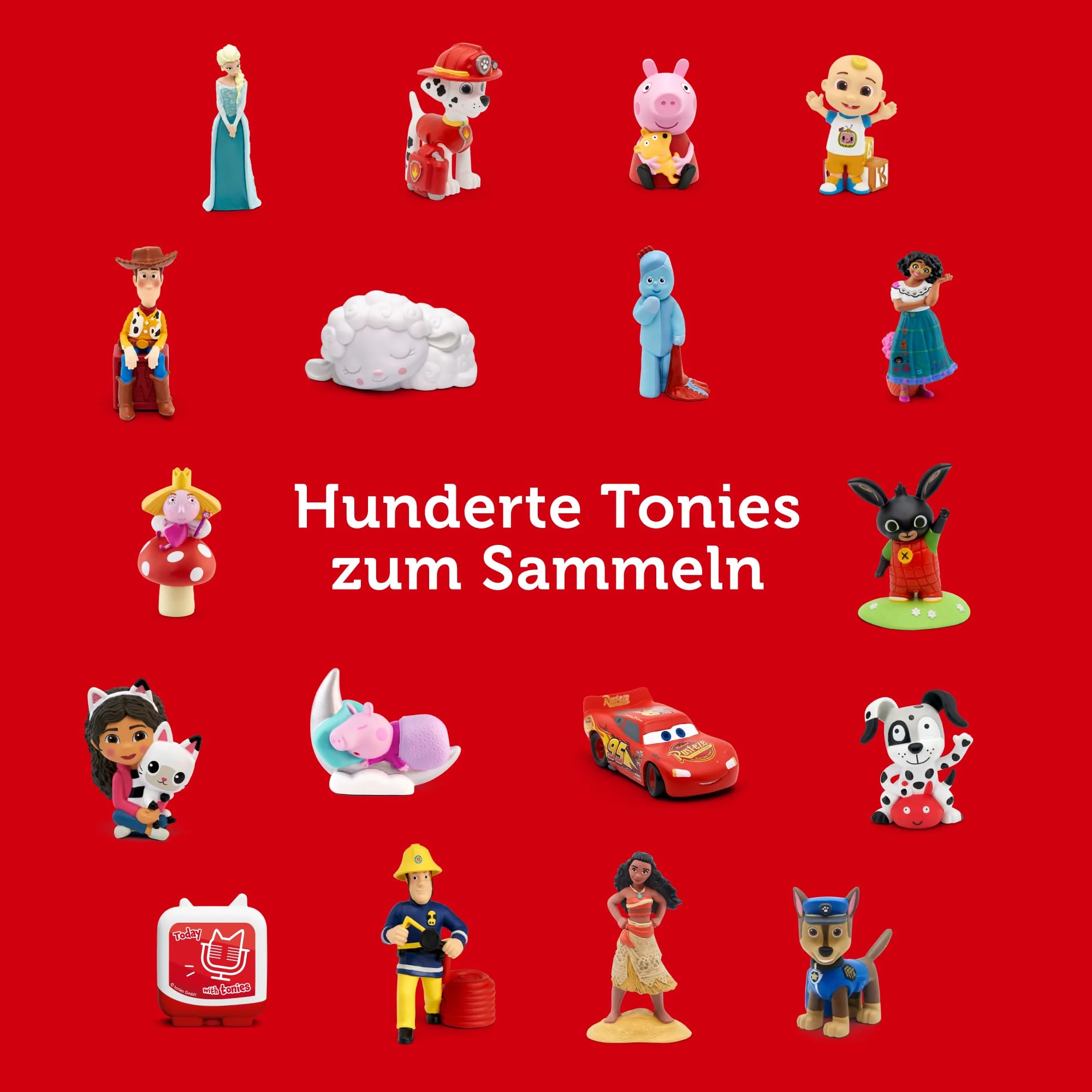 Toniebox Extrapack – Toniebox Starterset Pink mit Kreativtonie + 4 x Pferde Hörfiguren, Audioplayer für Hörbücher und Lieder, kabellose Musikbox mit Pferde Hörspiel - Image 2