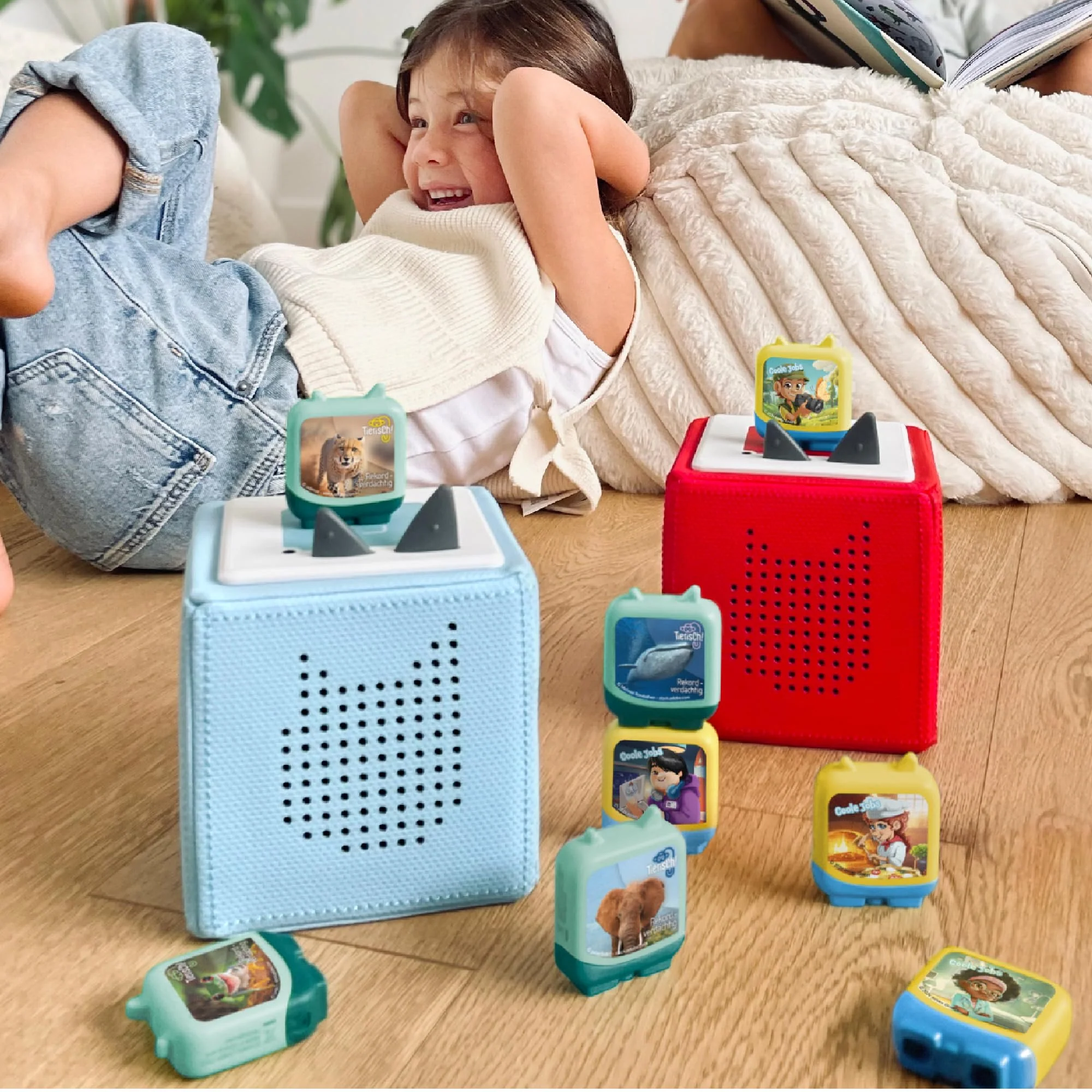 tonies Clever Toniebox, Pettersson und Findus – Findus erklärt die Welt – Mein Gartenjahr – Frühling & Sommer, Wissens-Hörspiel für Kinder ab 5 Jahren, Spielzeit ca. 90 Minuten - Image 2