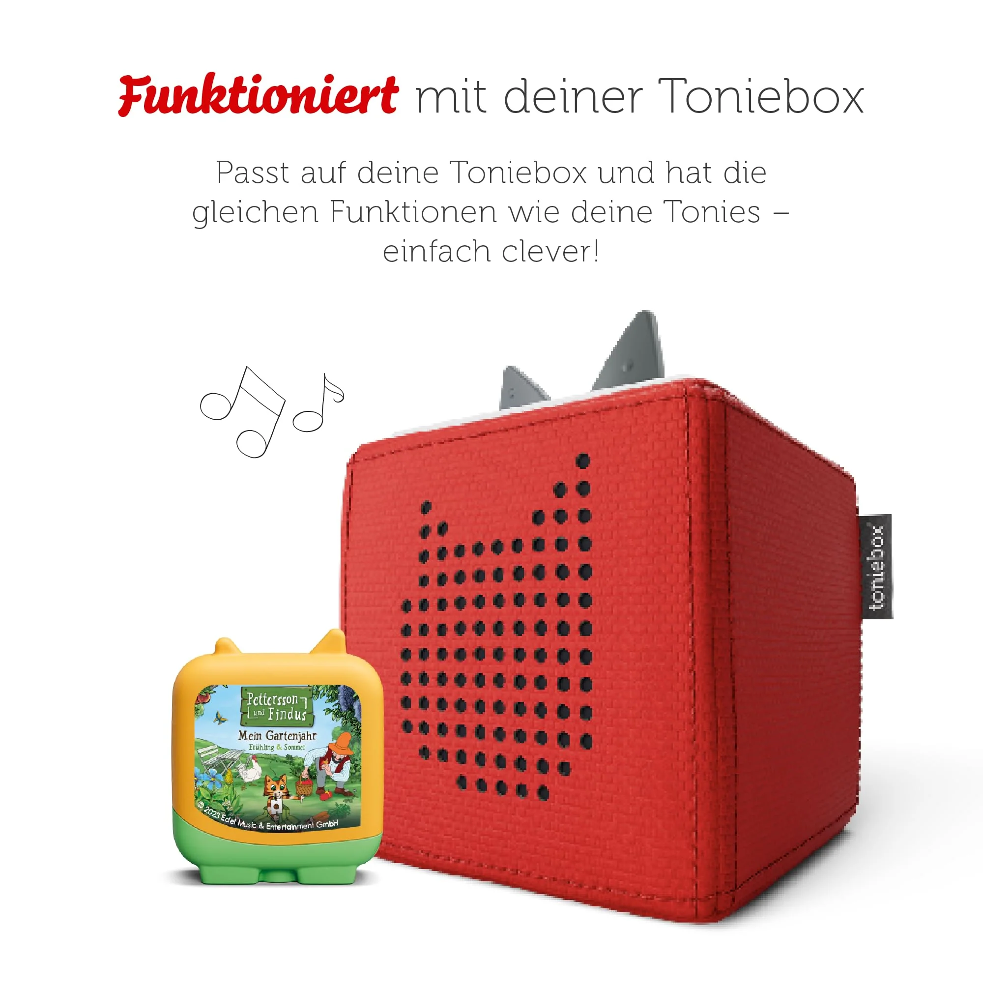 tonies Clever Toniebox, Pettersson und Findus – Findus erklärt die Welt – Mein Gartenjahr – Frühling & Sommer, Wissens-Hörspiel für Kinder ab 5 Jahren, Spielzeit ca. 90 Minuten - Image 4
