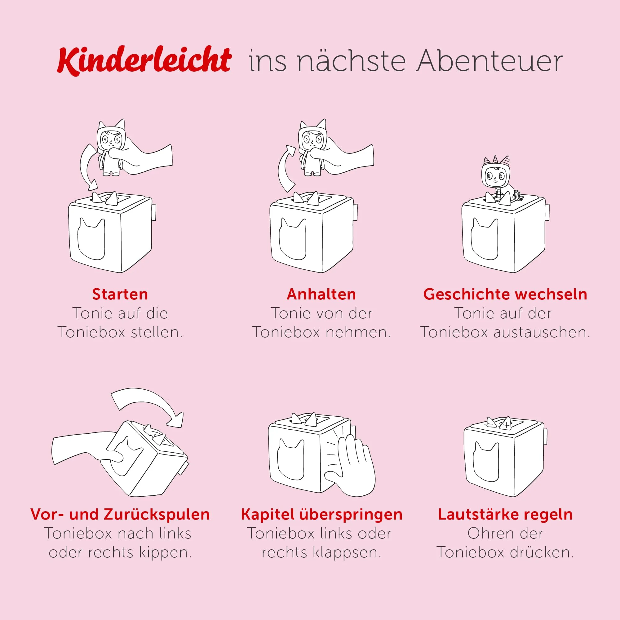 tonies Hörfigur für Toniebox, Gabby's Dollhouse – Das Raumschiff / Gabby hat einen Schluckauf, Hörspiel für Kinder ab 4 Jahren, Spielzeit ca. 43 Minuten - Image 4