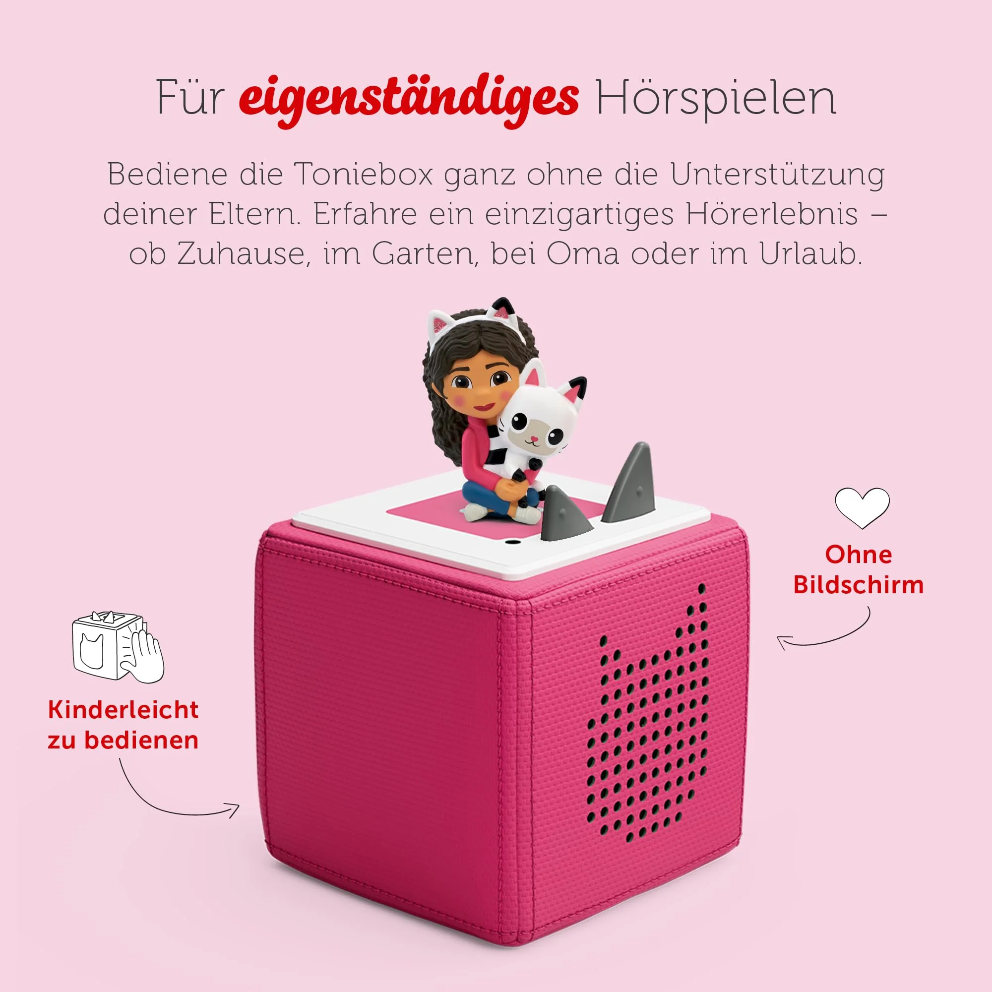 tonies Hörfigur für Toniebox, Gabby's Dollhouse – Das Raumschiff / Gabby hat einen Schluckauf, Hörspiel für Kinder ab 4 Jahren, Spielzeit ca. 43 Minuten - Image 8