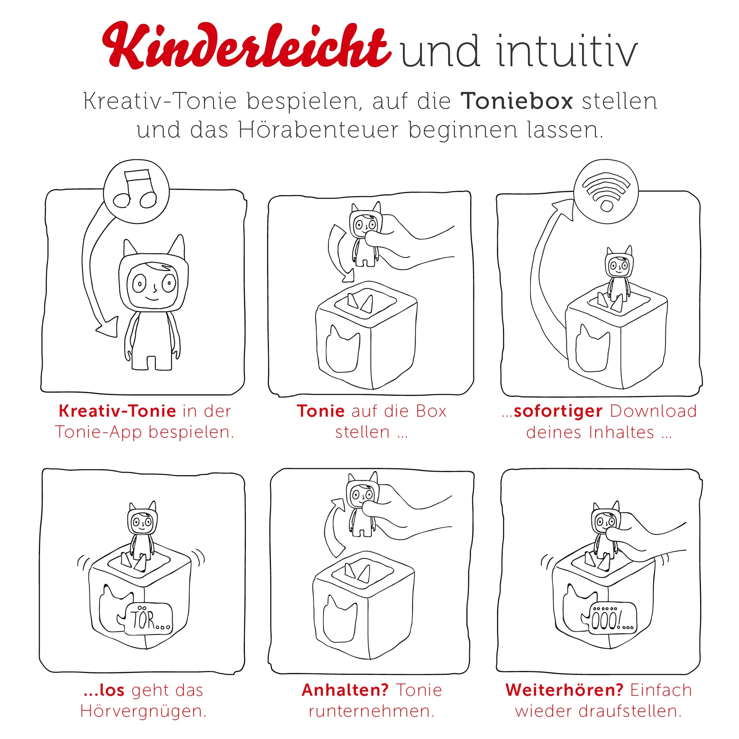 tonies Hörfigur für Toniebox, Kreativ Zauberer, zum Selbstbespielen, 90 Minuten Speicher für eigene Aufnahmen, Musik oder Gute-Nacht-Geschichten, geeignet für Kinder ab 3 Jahren - Image 5