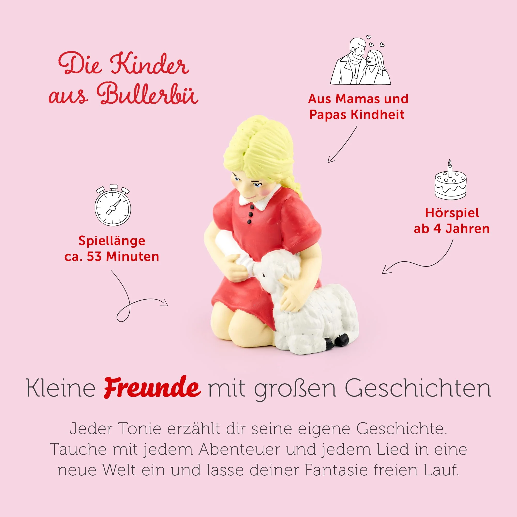 tonies Hörfiguren für Toniebox, Astrid Lindgren: Bullerbü – Immer lustig in Bullerbü, Hörbuch für Kinder ab 4 Jahren, Spielzeit ca. 53 Minuten - Image 6