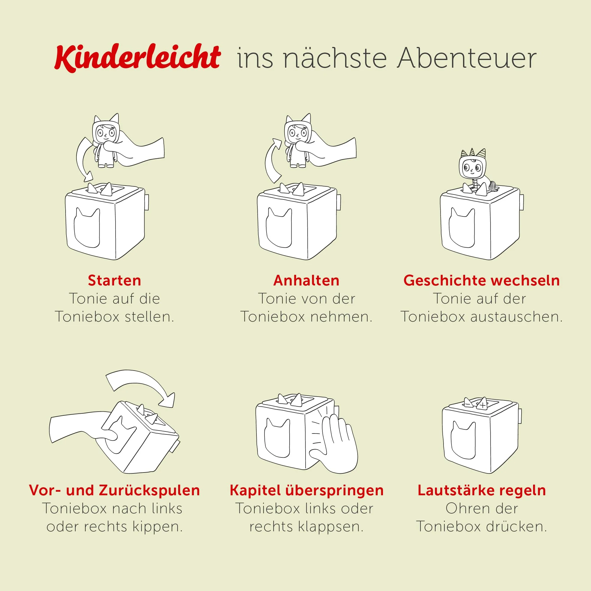 tonies Hörfiguren für Toniebox, Das kleine Ich Bin ich und Die Geggis, Hörbuch mit 2 Geschichten für Kinder ab 4 Jahren, Spielzeit ca. 43 Minuten - Image 4
