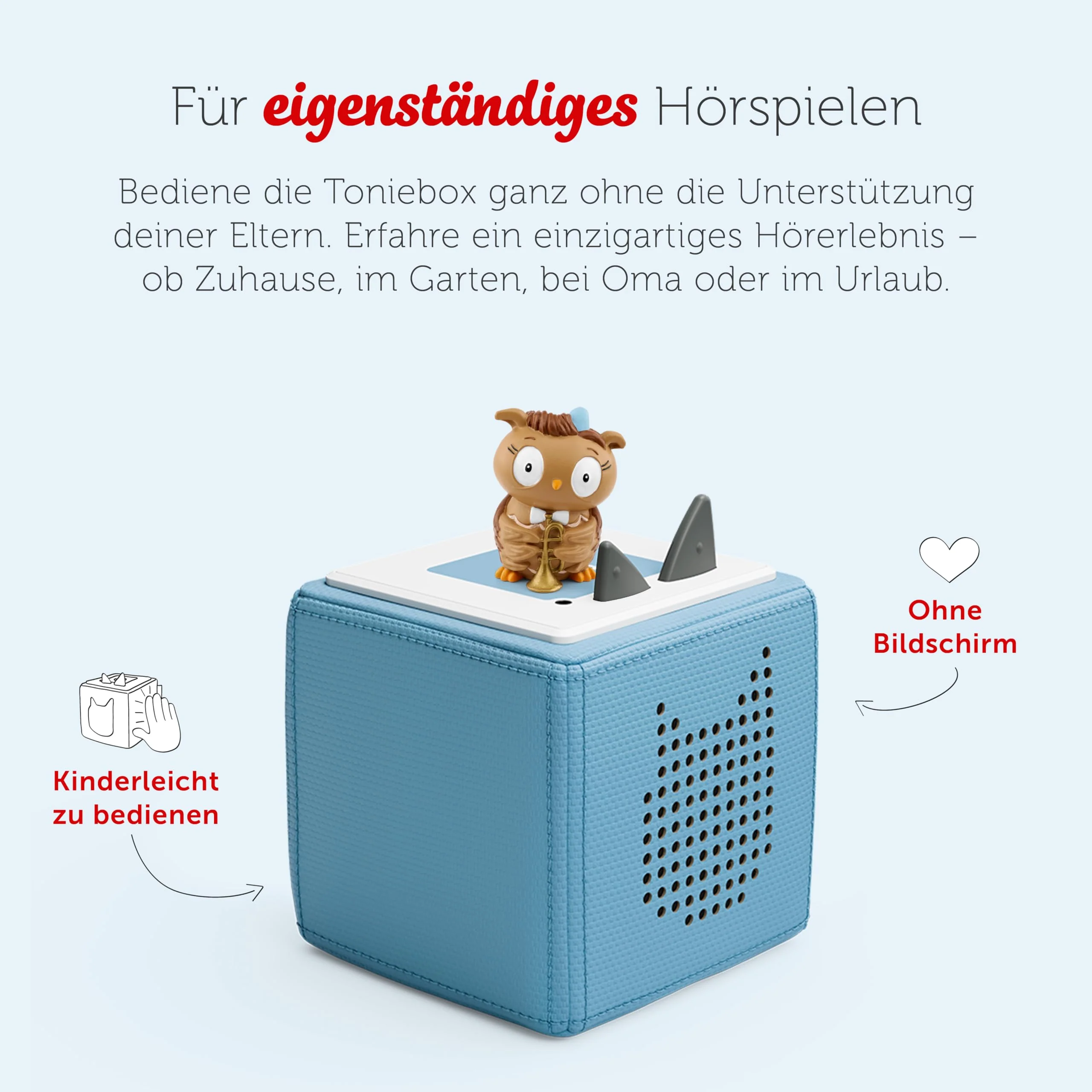 tonies Hörfiguren für Toniebox, Die Eule mit der Beule – Die kleine Eule singt und Tanzt. Das 2. Liederalbum, Kinderlieder ab 3 Jahren, Spielzeit ca. 40 Minuten - Image 7