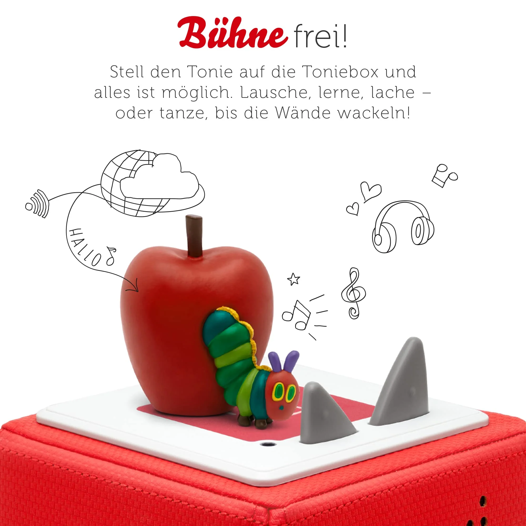 tonies Hörfiguren für Toniebox, Die kleine Raupe Nimmersatt, Hörbuch für Kinder ab 3 Jahren, Spielzeit ca. 44 Minuten - Image 7