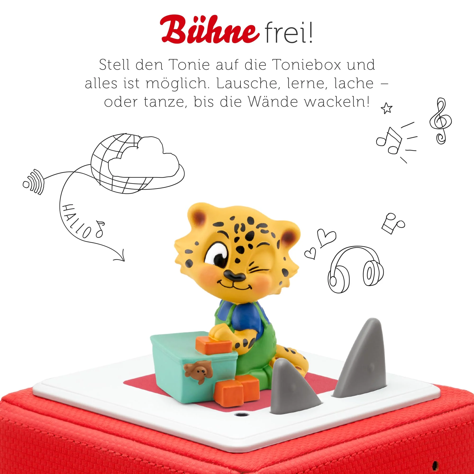 tonies Hörfiguren für Toniebox, Leos Tag – 1, 2, 3, sei beim Aufräumen dabei!, Hörspiel mit Liedern für Kinder ab 3 Jahren, Spielzeit ca. 50 Minuten - Image 7