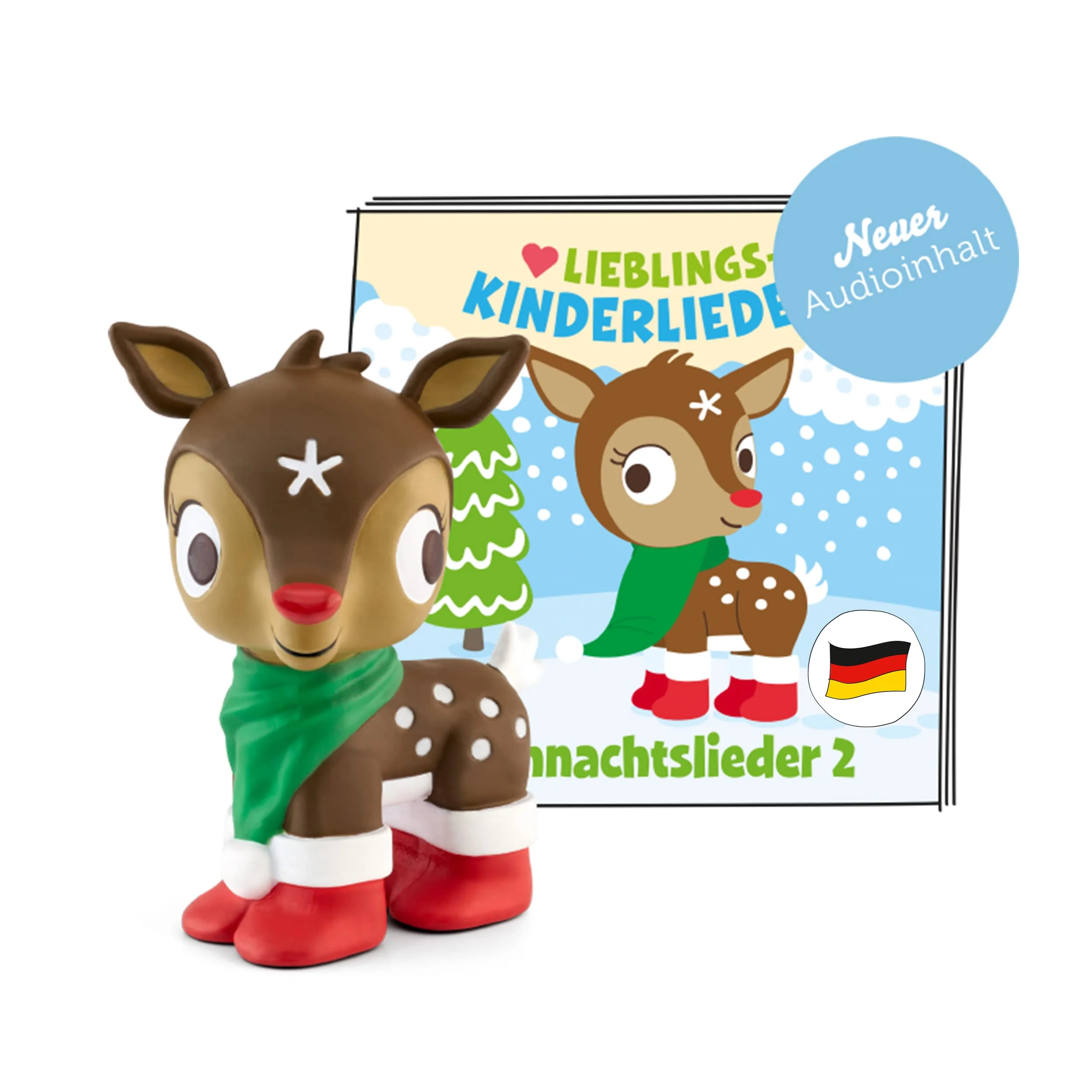 tonies Hörfiguren für Toniebox, Lieblings-Kinderlieder – Weihnachtslieder 2, Kinderlieder ab 3 Jahren, Spielzeit ca. 55 Minuten