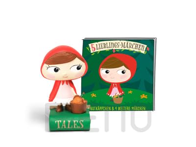 tonies Hörfiguren für Toniebox, Lieblings-Märchen – Rotkäppchen, 4 Märchen für Kinder ab 3 Jahren, Spielzeit ca. 60 Minuten - Image 2
