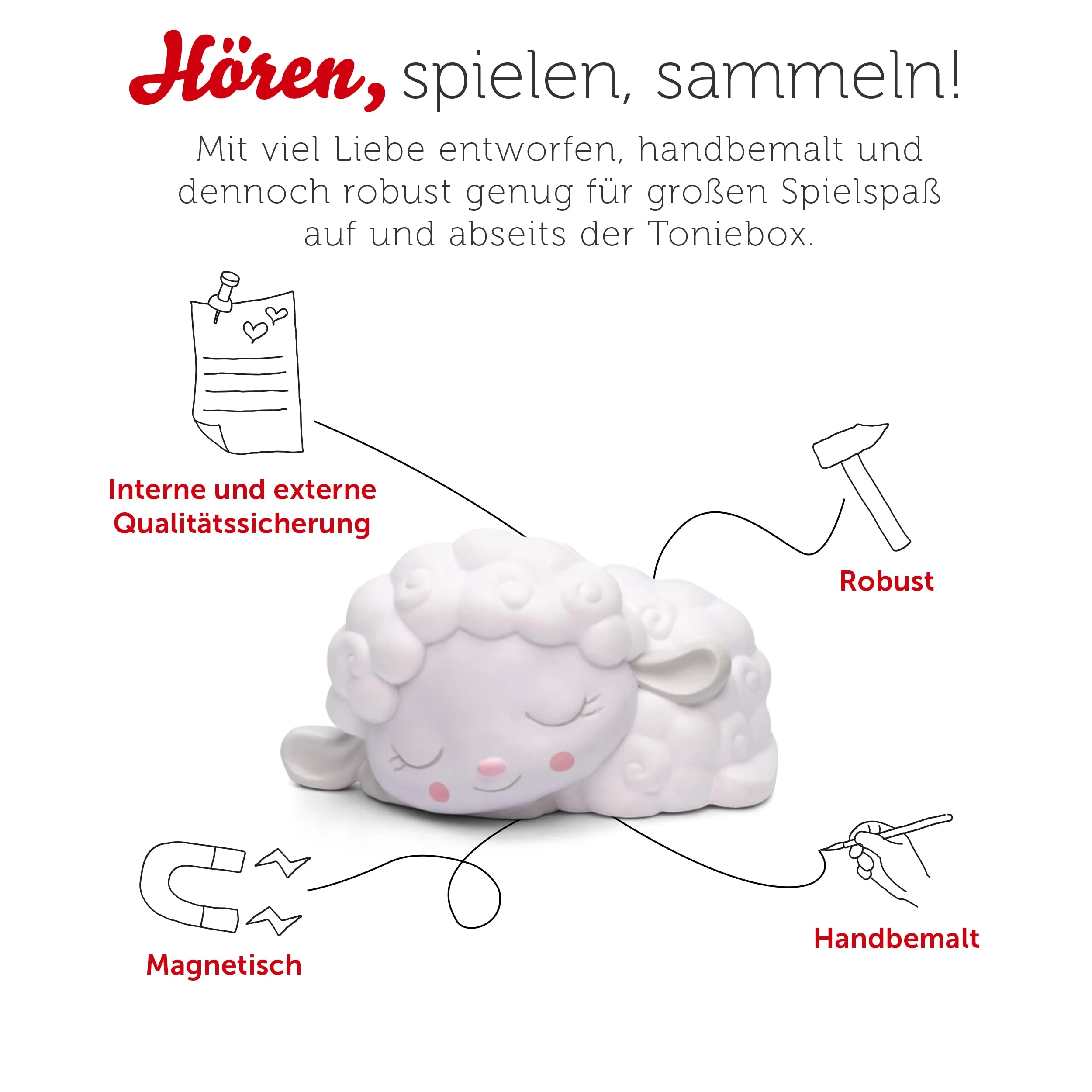 tonies Hörfiguren für Toniebox, Schlummerbande – Einschlafmelodien – Schlummerschaf im Zauberwald, Schlaflieder für Kinder ab 3 Jahren, Spielzeit ca. 140 Minuten - Image 6