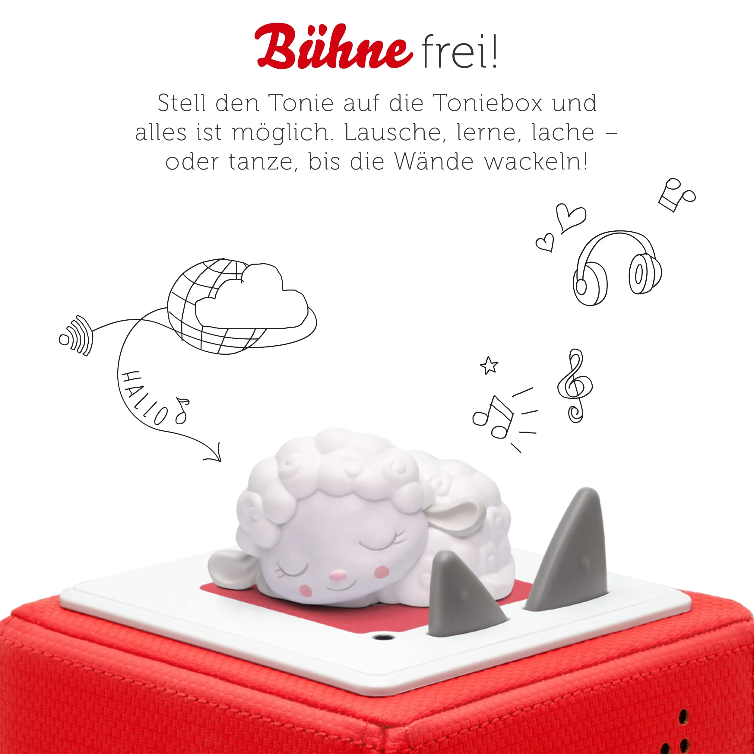 tonies Hörfiguren für Toniebox, Schlummerbande – Einschlafmelodien – Schlummerschaf im Zauberwald, Schlaflieder für Kinder ab 3 Jahren, Spielzeit ca. 140 Minuten - Image 7