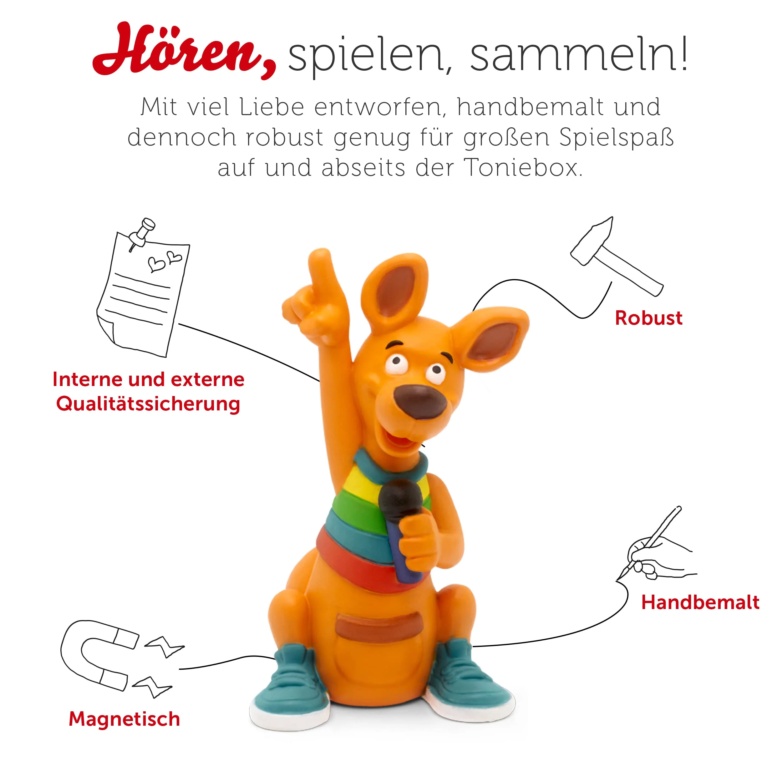 tonies Hörfiguren für Toniebox, Volker Rosin – Das singende Känguru, Kinderlieder für Kinder ab 3 Jahren, Spielzeit ca. 50 Minuten - Image 7