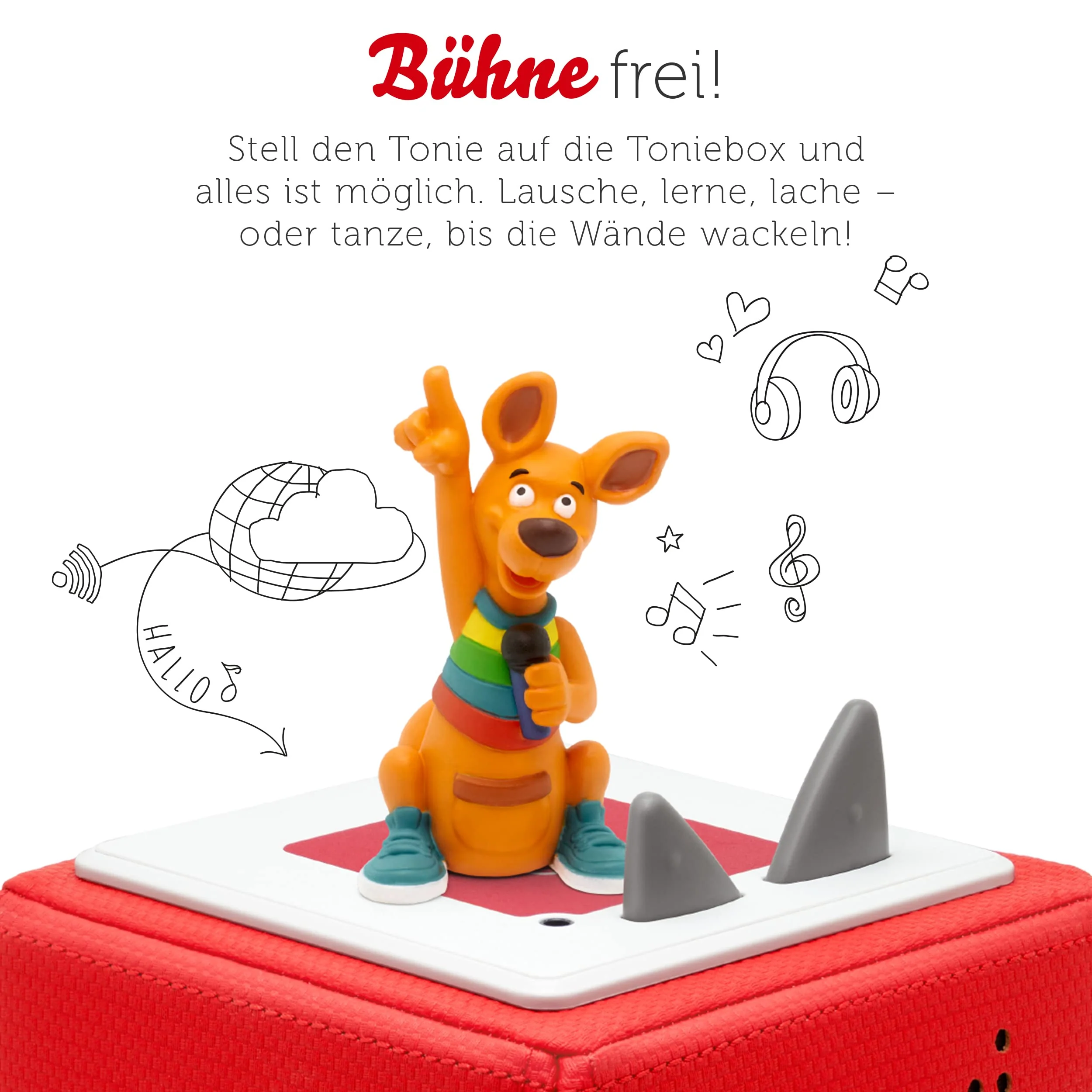 tonies Hörfiguren für Toniebox, Volker Rosin – Das singende Känguru, Kinderlieder für Kinder ab 3 Jahren, Spielzeit ca. 50 Minuten - Image 8