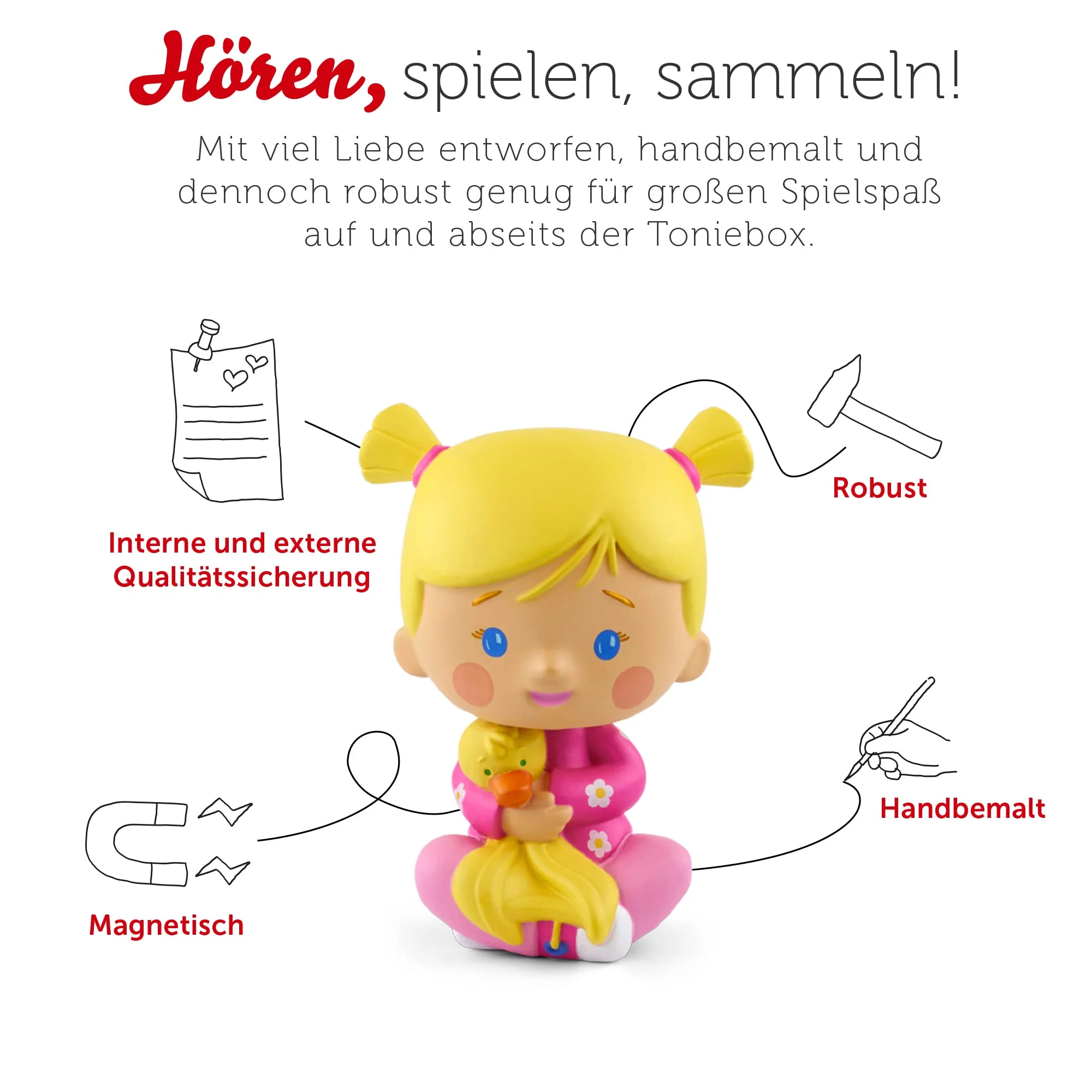 tonies Hörfiguren für Toniebox, Zoés Zauberschrank – Eule/Regenbogenrätsel/Schatz AHOI/Farbe Rosa, Hörspiel für Kinder ab 3 Jahren, Spielzeit ca. 46 Minuten - Image 6