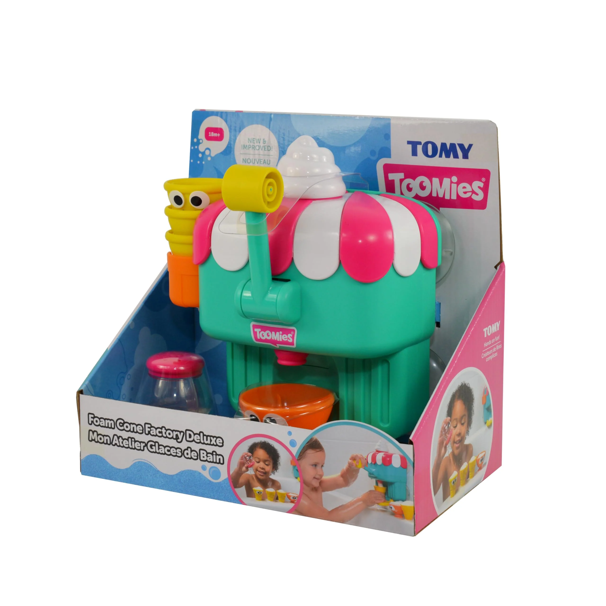Toomies Deluxe Schaumeismaschine Badewannenspielzeug, Wandmontiertes Schaumbad Spielzeug für Kinder, Rollenspiel Wasserspielzeug, Sensorische Baby- und Kleinkindspielzeuge ab 18 Monaten - Image 2