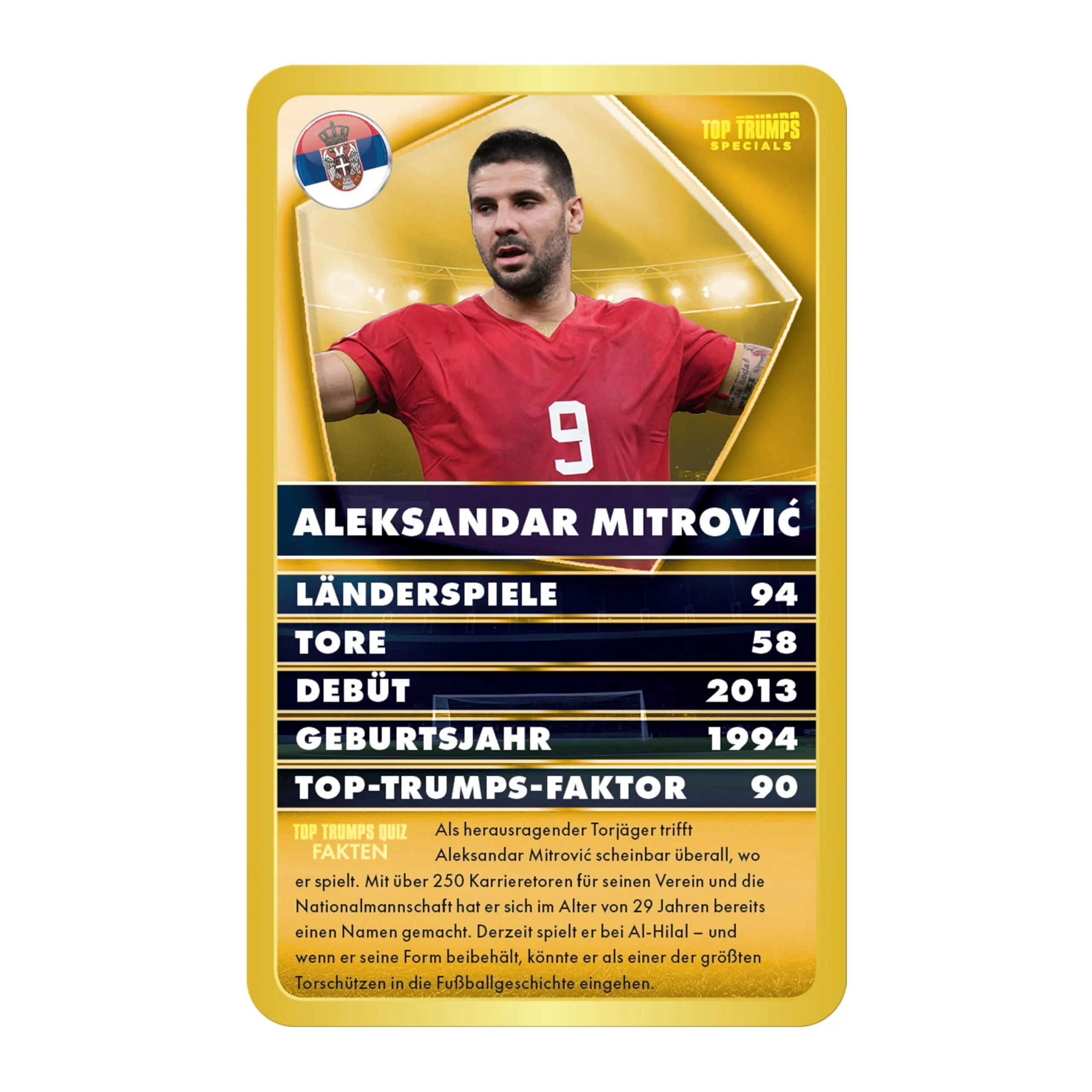 Top Trumps Wetfussballstars 6 Kartenspiel für Kinder - Klassisches WFS Lernkartenspiel für Fans von Fussball- 2+ Spieler ab 6+ Jahre - Deutsch - Image 3