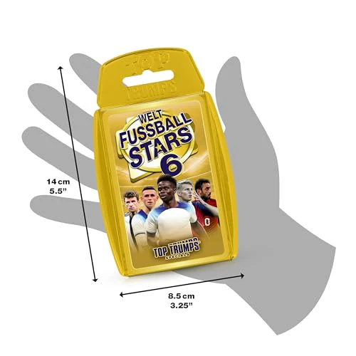 Top Trumps Wetfussballstars 6 Kartenspiel für Kinder - Klassisches WFS Lernkartenspiel für Fans von Fussball- 2+ Spieler ab 6+ Jahre - Deutsch - Image 7