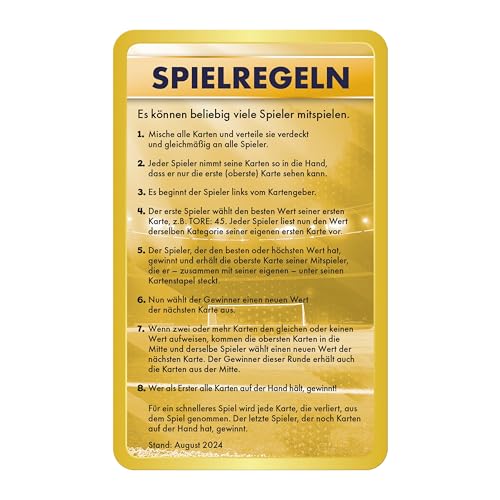 Top Trumps Wetfussballstars 6 Kartenspiel für Kinder - Klassisches WFS Lernkartenspiel für Fans von Fussball- 2+ Spieler ab 6+ Jahre - Deutsch - Image 8