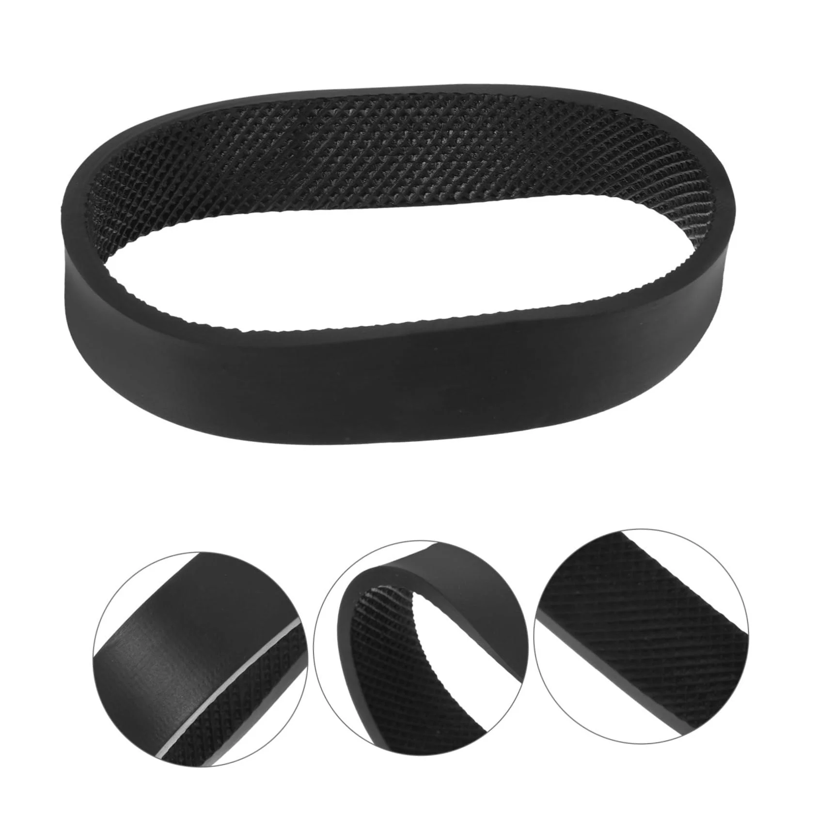 TOPPERFUN Ersatzteile für Riemen Staubsaugerantriebsriemen Staubsaugerriemen Ersatzriemen Treibriemen Ventil Aufhänger Ratsche sauberes Zubehör Plattenspieler-Gürtel Gummi Black - Image 4