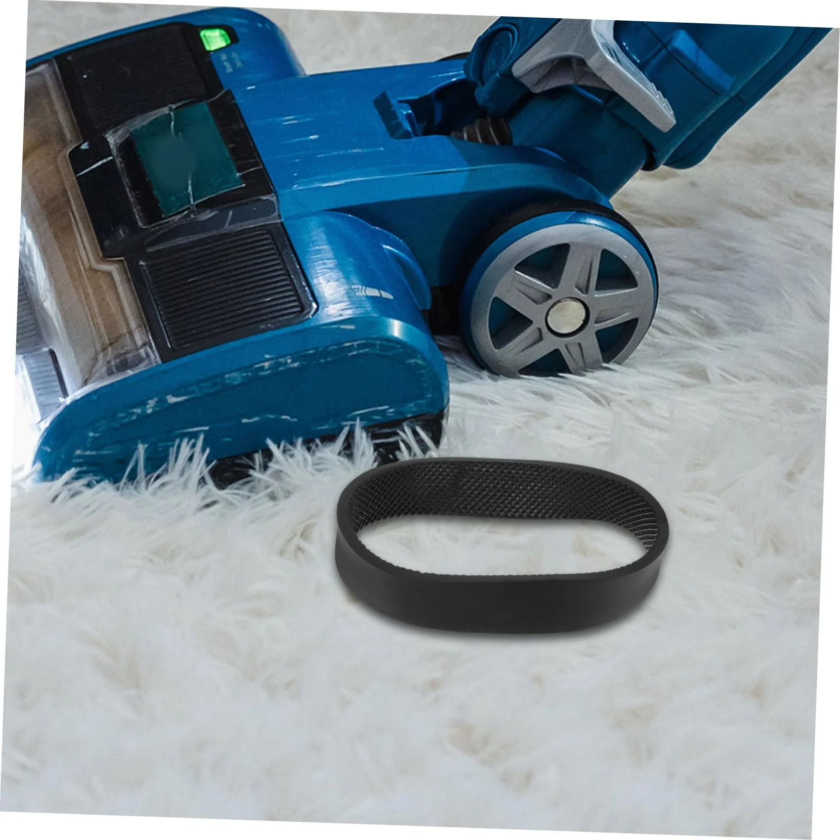 TOPPERFUN Ersatzteile für Riemen Staubsaugerantriebsriemen Staubsaugerriemen Ersatzriemen Treibriemen Ventil Aufhänger Ratsche sauberes Zubehör Plattenspieler-Gürtel Gummi Black - Image 8
