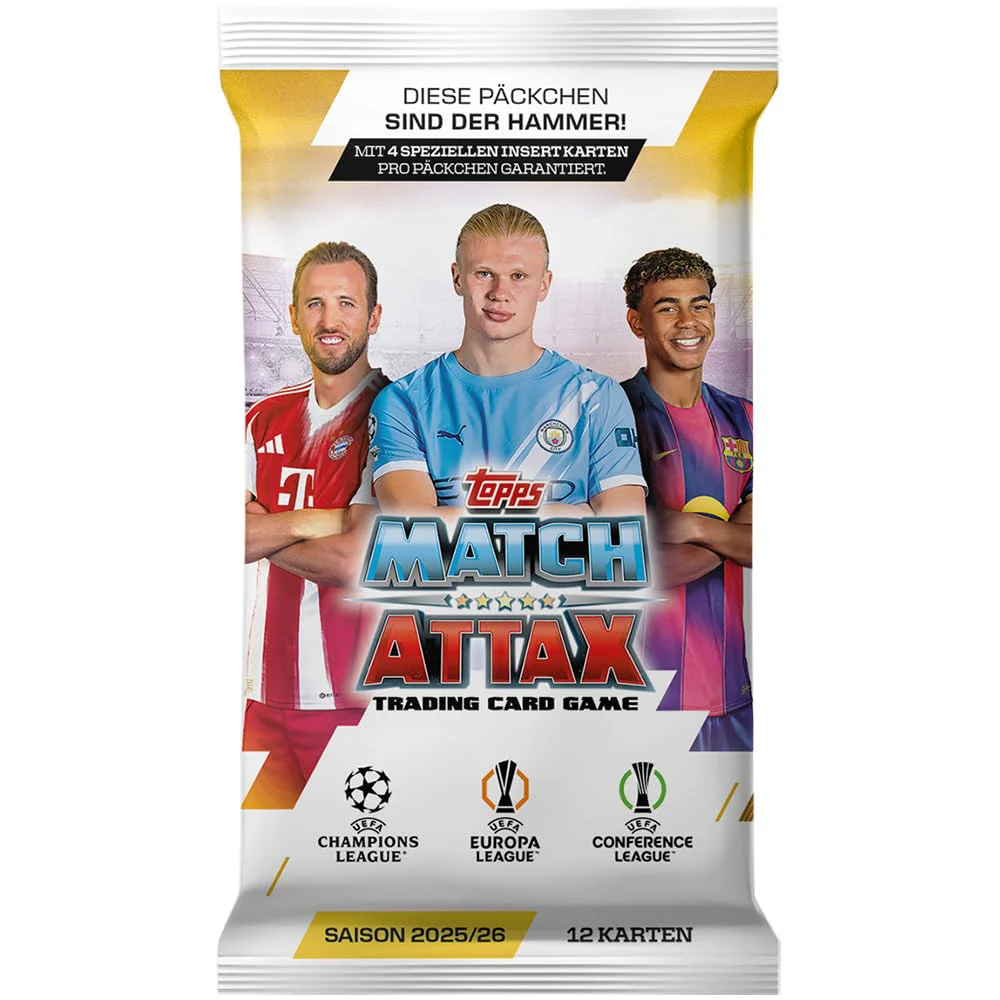 Topps Match Attax Trading Cards Bundle Champions League 25/26-10 Booster - Image 5