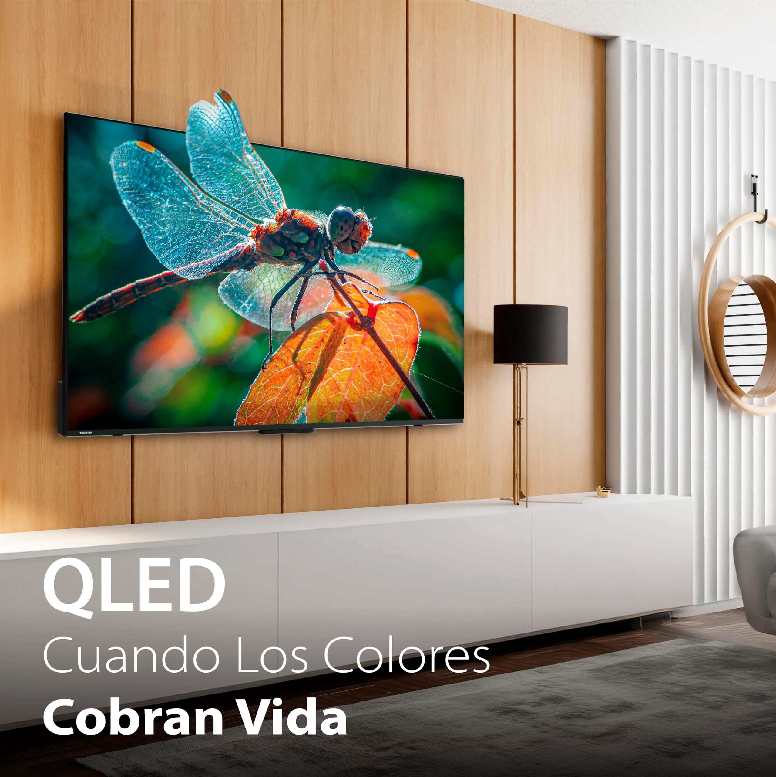 Toshiba 43QV3F63DG QLED-Premium-Fernseher, 4K Ultra HD, HDR, Smart-TV - (MEMC, Dolby Vision und Atmos, Bluetooth, rahmenloses Design) - Image 3