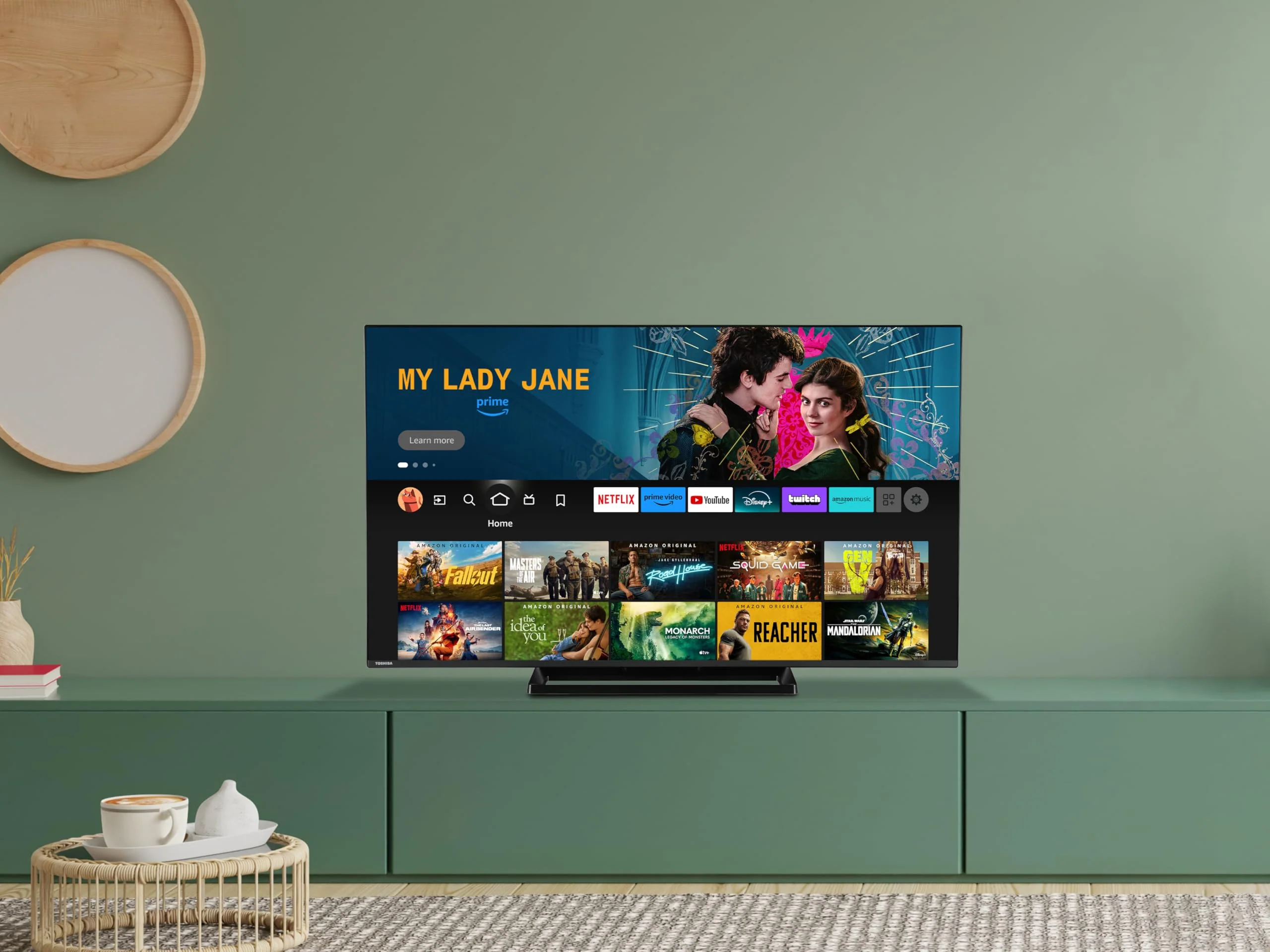 Toshiba Fernseher 55 Zoll Smart TV Fire TV 4K UHD Fernseher Dolby Vision HDR & Dolby Atmos, Sound by Onkyo, Triple-Tuner, LED TV 55UF3F63DAR (2026) - Image 13