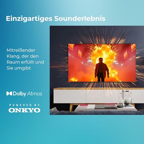Toshiba Fernseher 55 Zoll Smart TV Fire TV 4K UHD Fernseher Dolby Vision HDR & Dolby Atmos, Sound by Onkyo, Triple-Tuner, LED TV 55UF3F63DAR (2026) - Image 5